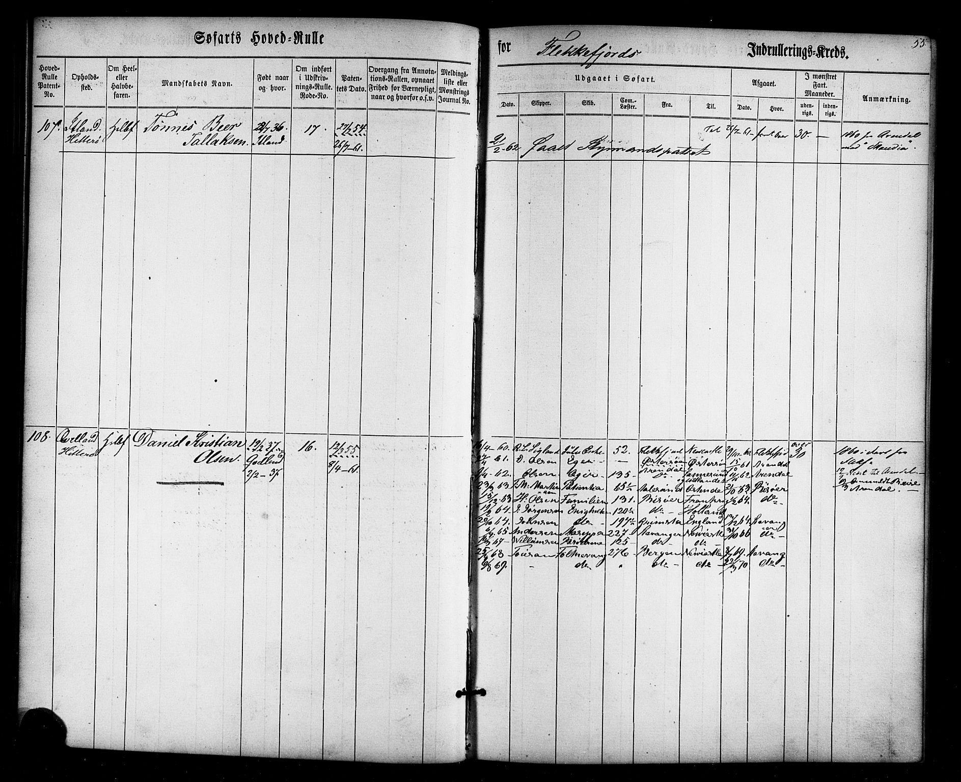 Flekkefjord mønstringskrets, AV/SAK-2031-0018/F/Fb/L0007: Hovedrulle nr 1-574, Æ-4, 1860-1869, p. 57