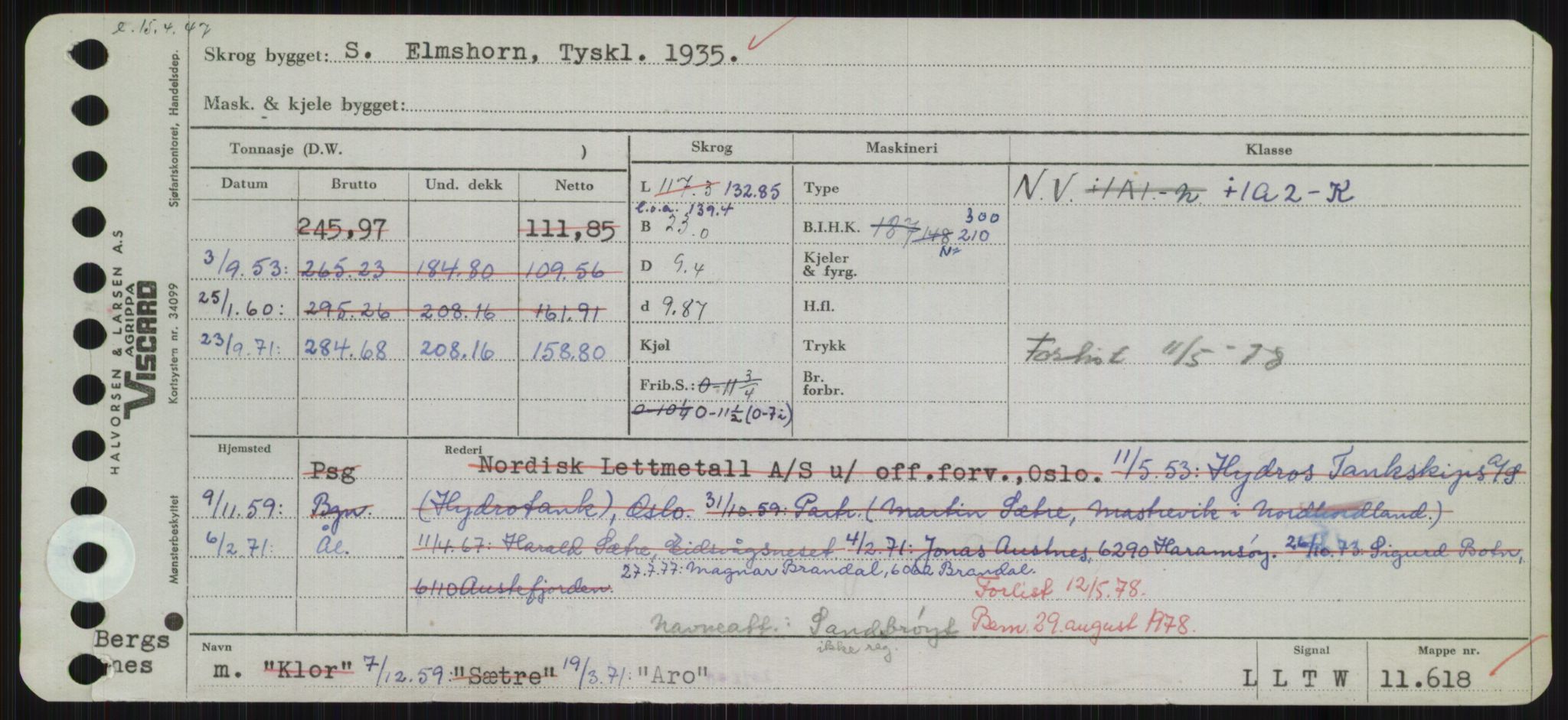 Sjøfartsdirektoratet med forløpere, Skipsmålingen, RA/S-1627/H/Hd/L0002: Fartøy, Apa-Axe, p. 183