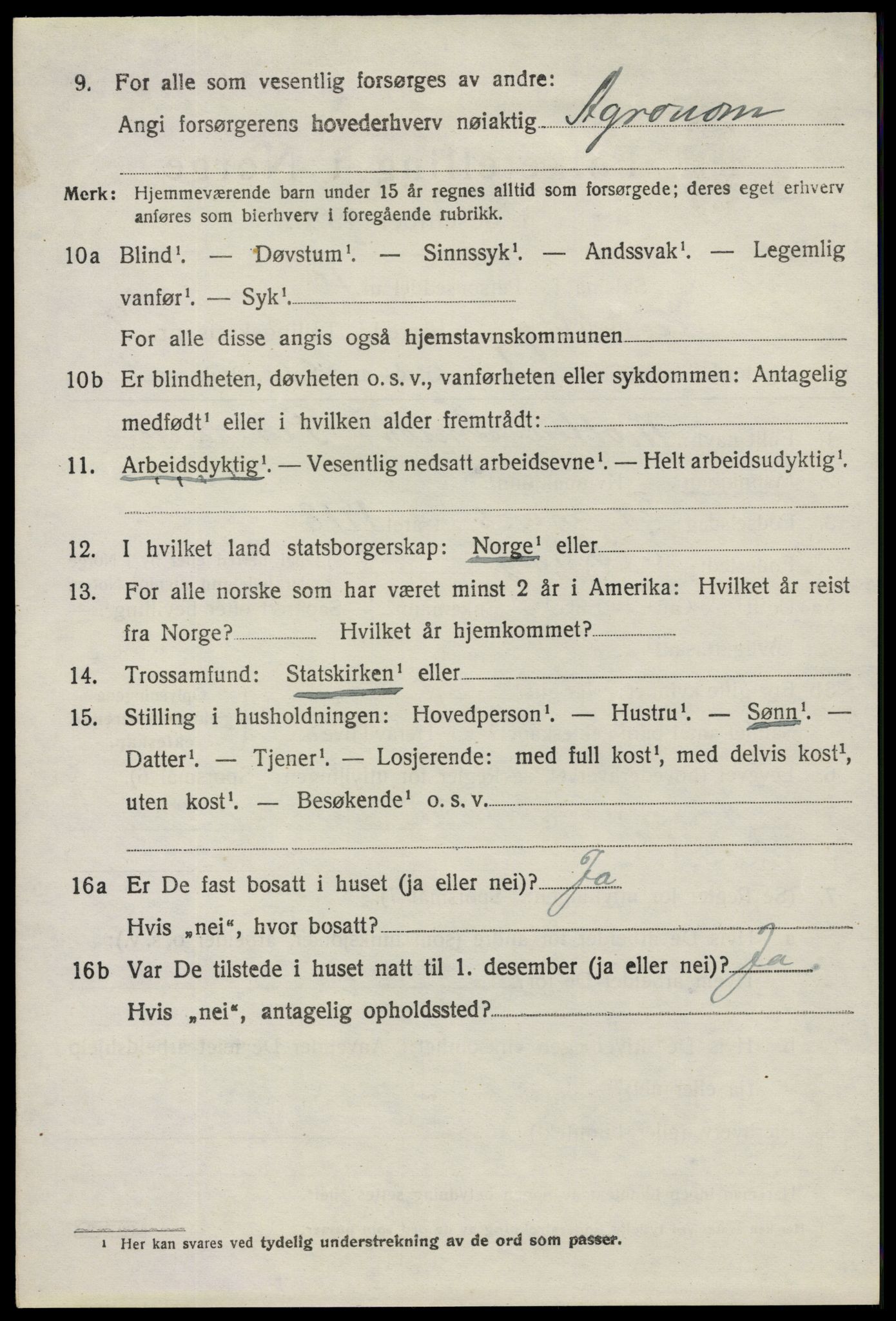 SAO, 1920 census for Eidsberg, 1920, p. 10474