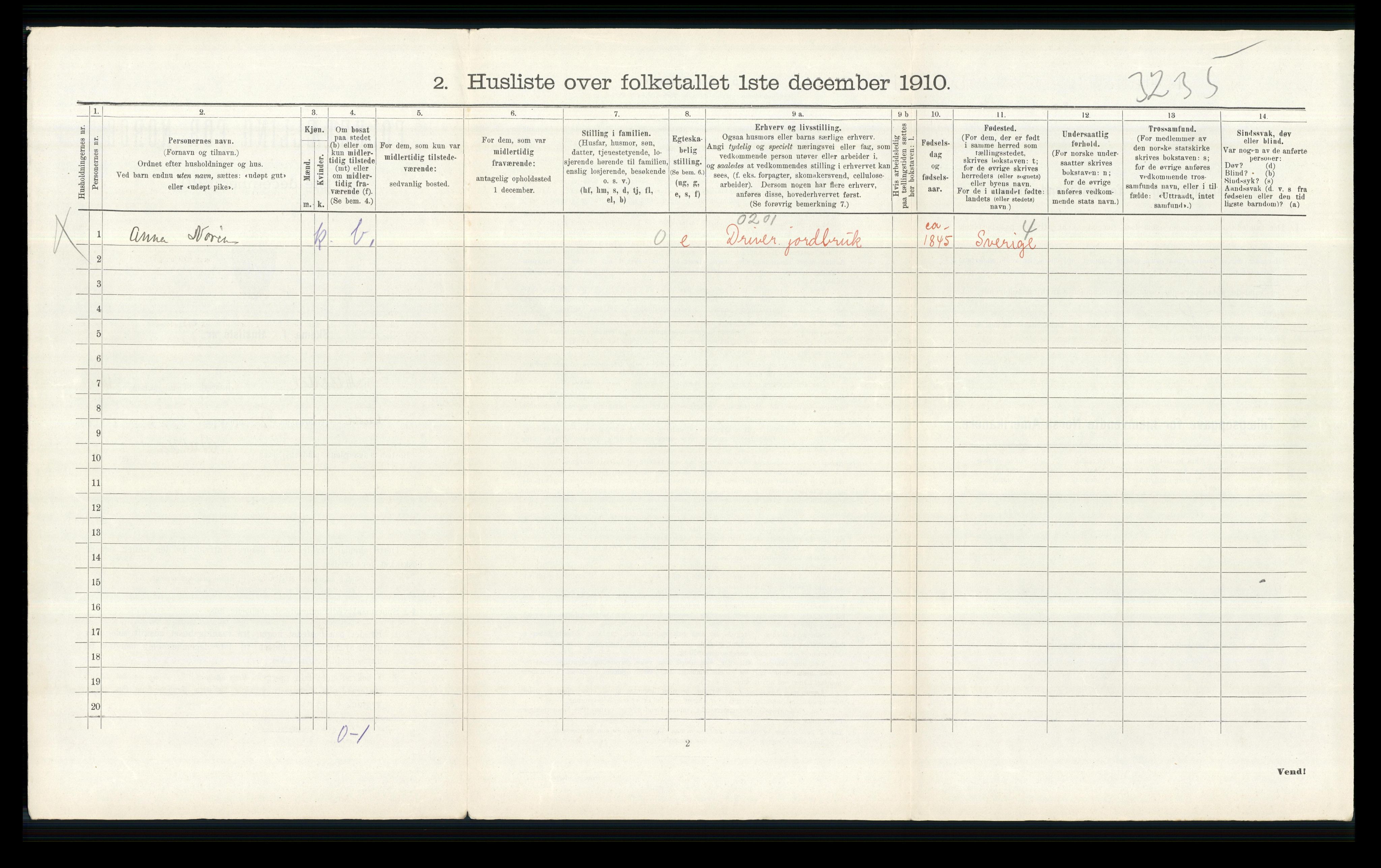 RA, 1910 census for Nittedal, 1910, p. 776