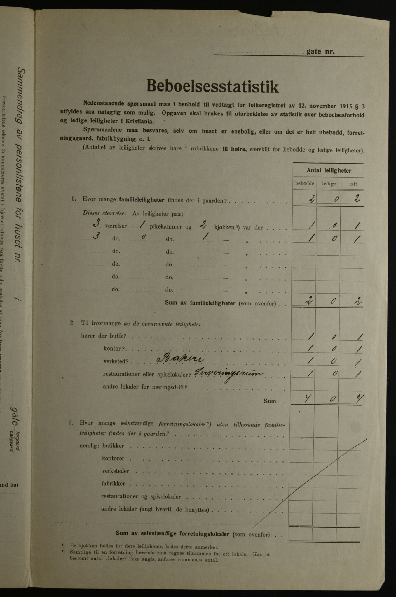 OBA, Municipal Census 1923 for Kristiania, 1923, p. 114059