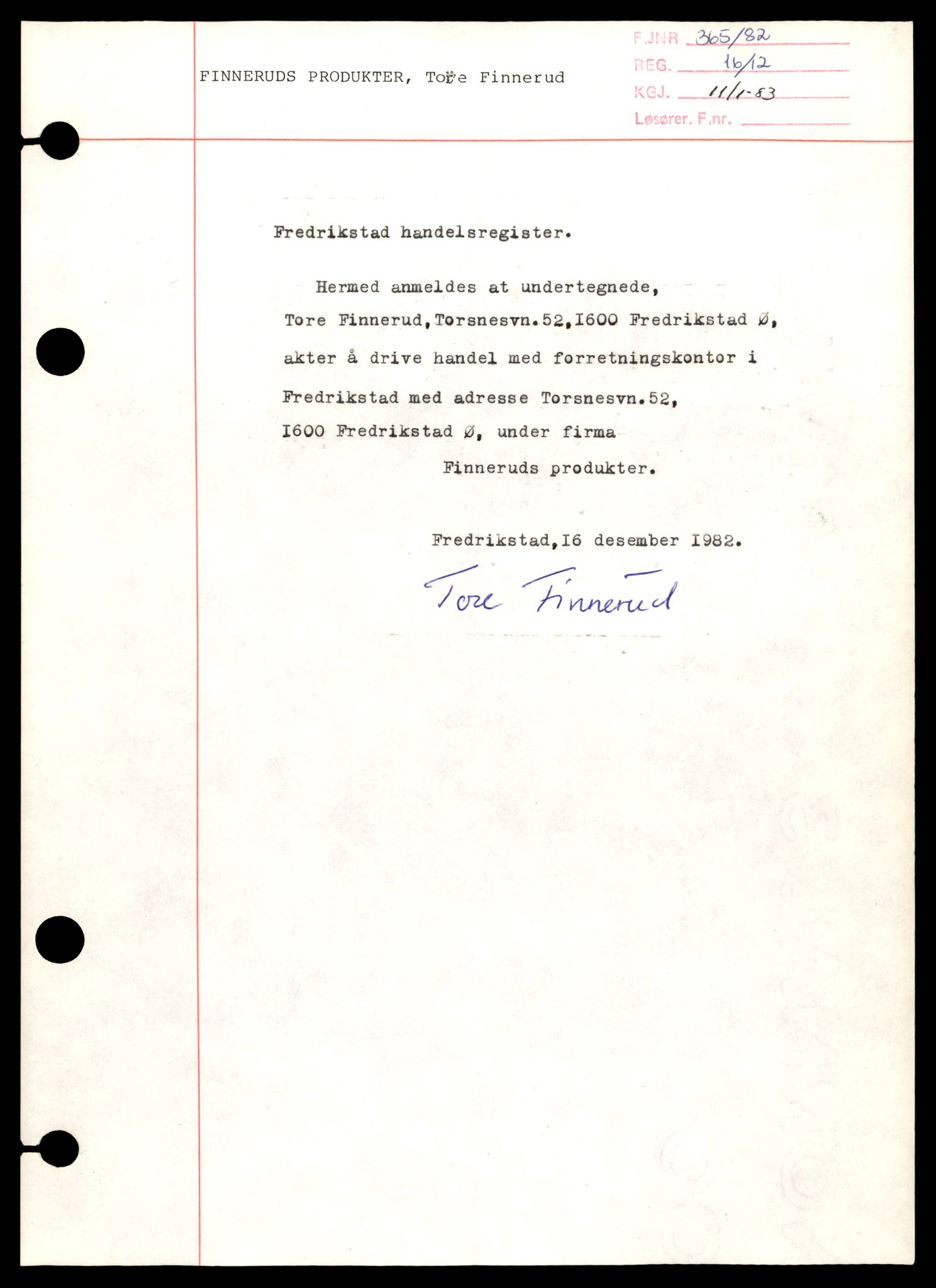 Fredrikstad tingrett, AV/SAT-A-10473/K/Ka/Kab/L0002: Enkeltmannsforetak, F-K, 1944-1990, p. 31