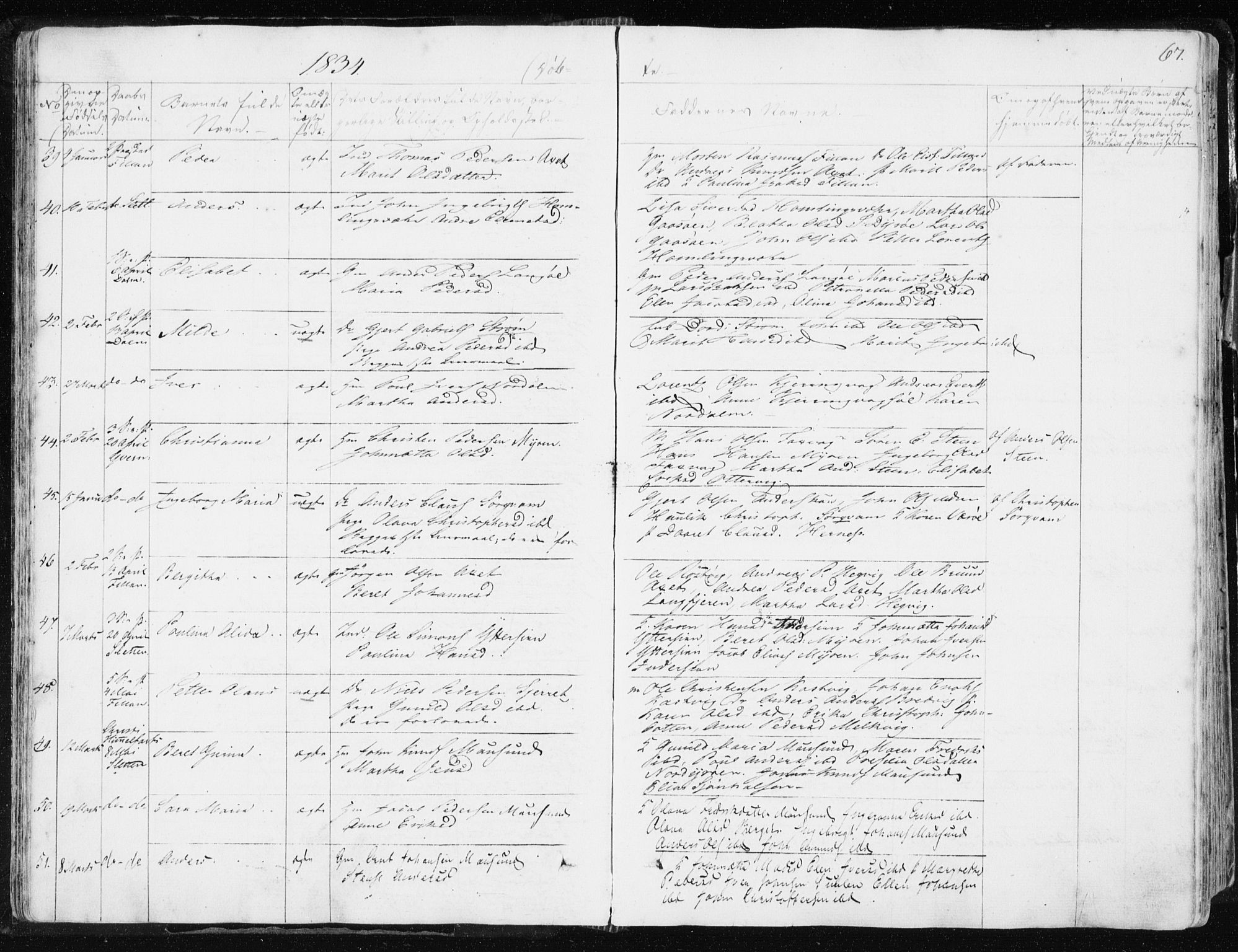 Ministerialprotokoller, klokkerbøker og fødselsregistre - Sør-Trøndelag, AV/SAT-A-1456/634/L0528: Parish register (official) no. 634A04, 1827-1842, p. 67