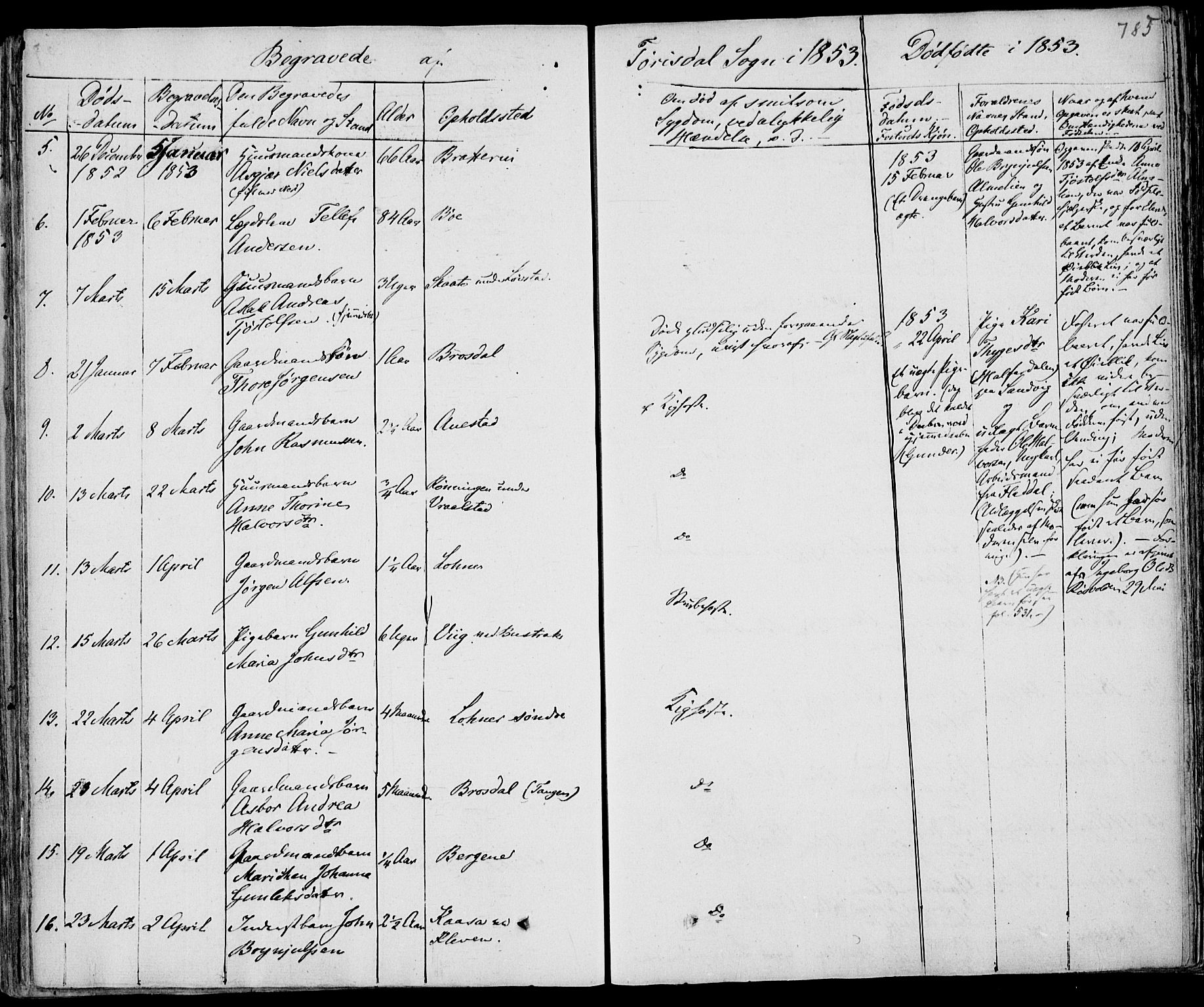 Drangedal kirkebøker, SAKO/A-258/F/Fa/L0007b: Parish register (official) no. 7b, 1837-1856, p. 785