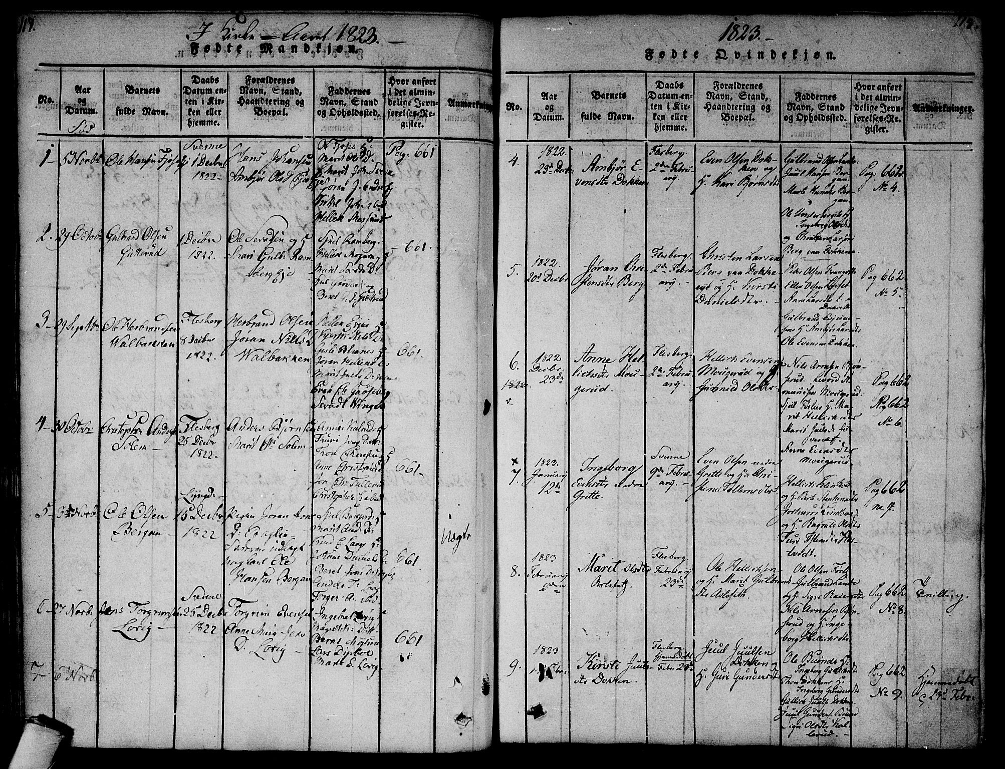 Flesberg kirkebøker, AV/SAKO-A-18/F/Fa/L0005: Parish register (official) no. I 5, 1816-1834, p. 117-118