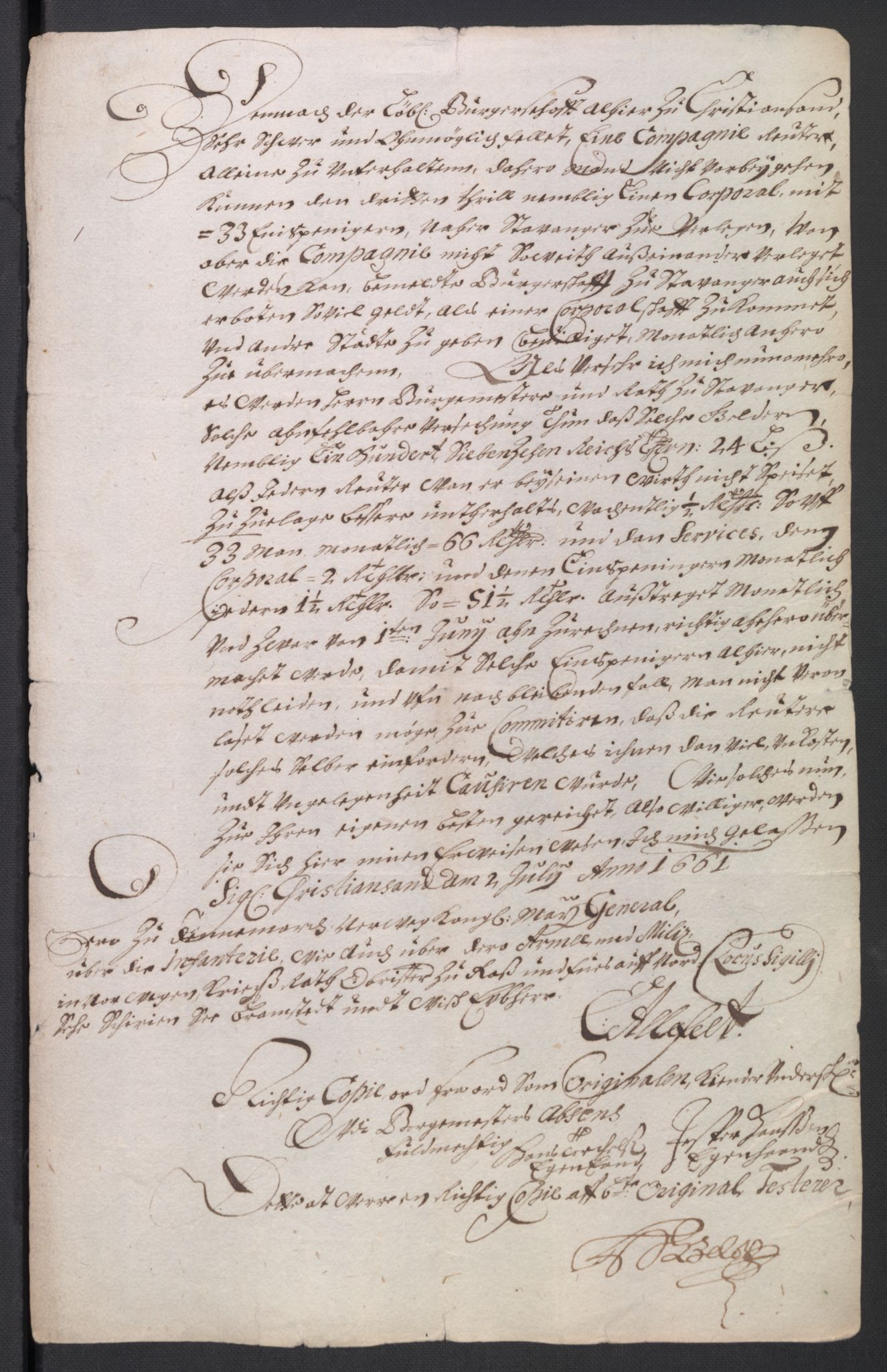 Rentekammeret inntil 1814, Reviderte regnskaper, Byregnskaper, AV/RA-EA-4066/R/Ro/L0300: [O3] Kontribusjonsregnskap, 1661-1678, p. 18