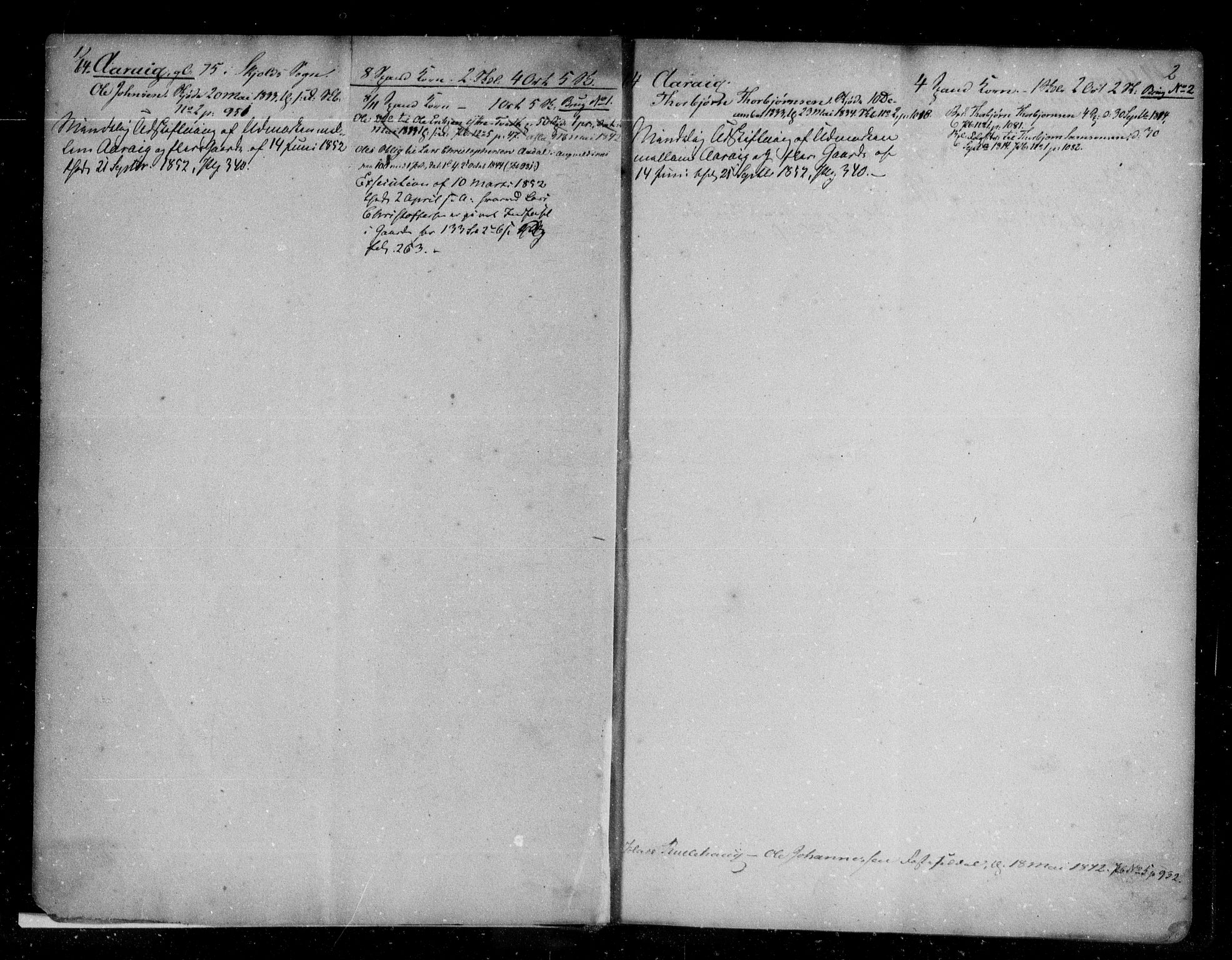 Karmsund sorenskriveri, SAST/A-100311/01/II/IIA/L0009: Mortgage register no. II AB 9, 1841, p. 1-2