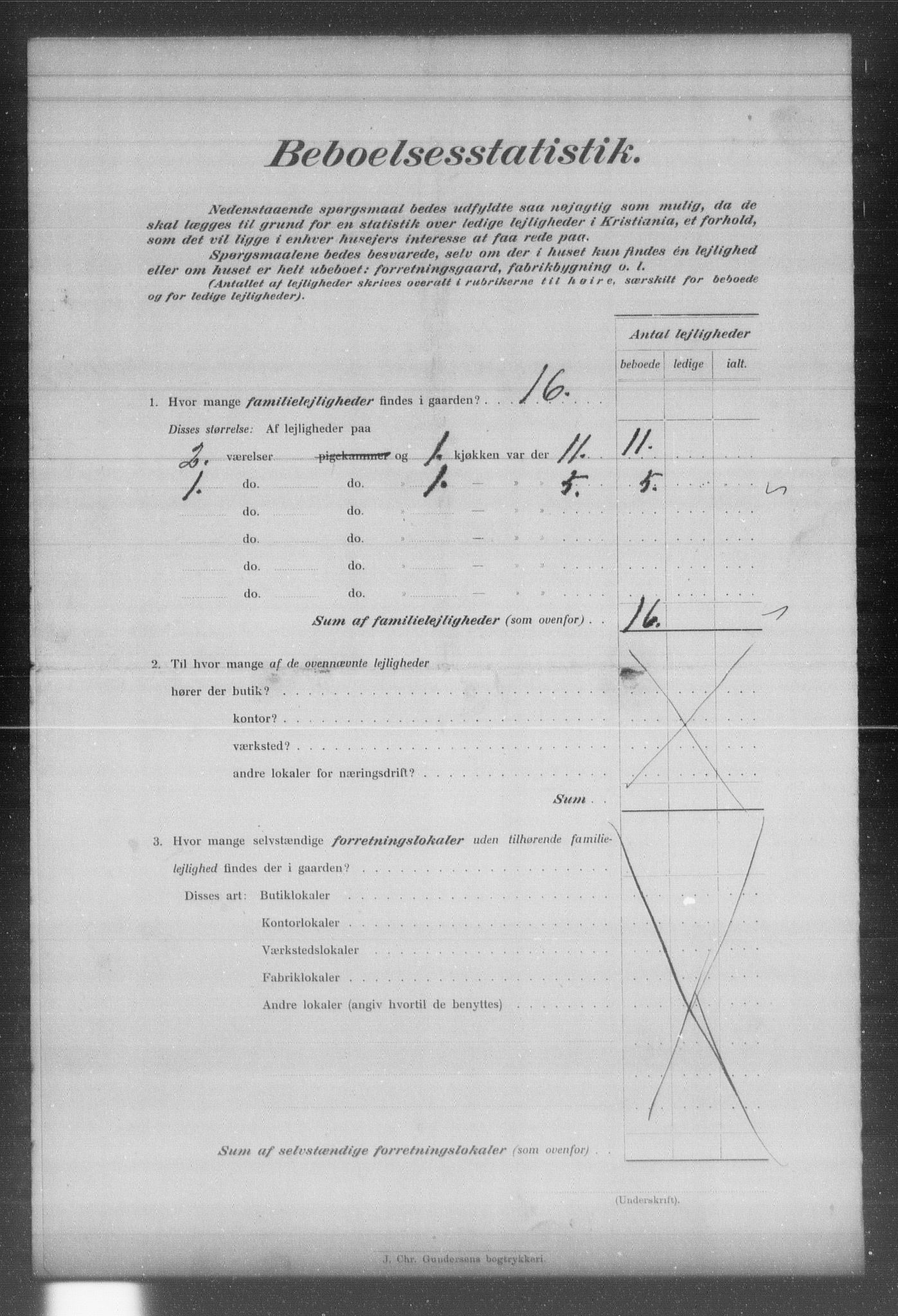 OBA, Municipal Census 1903 for Kristiania, 1903, p. 9745