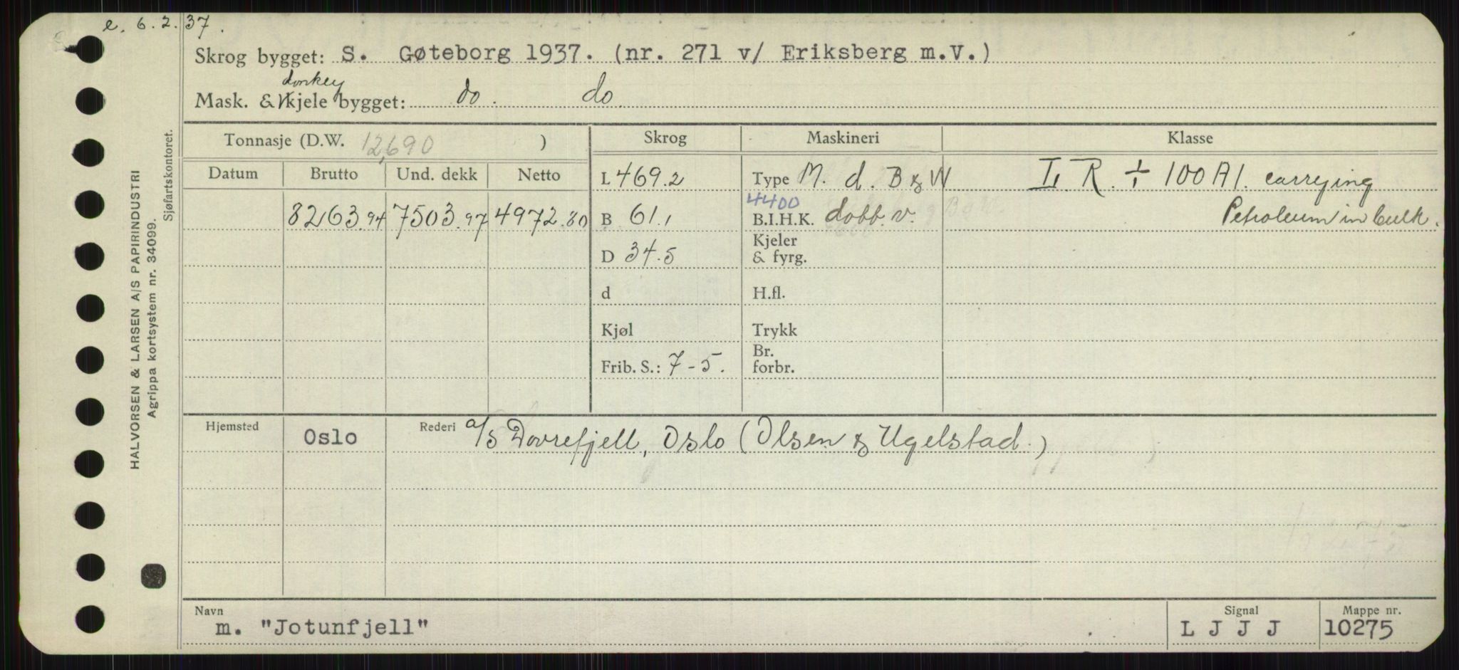 Sjøfartsdirektoratet med forløpere, Skipsmålingen, AV/RA-S-1627/H/Hb/L0003: Fartøy, I-N, p. 61