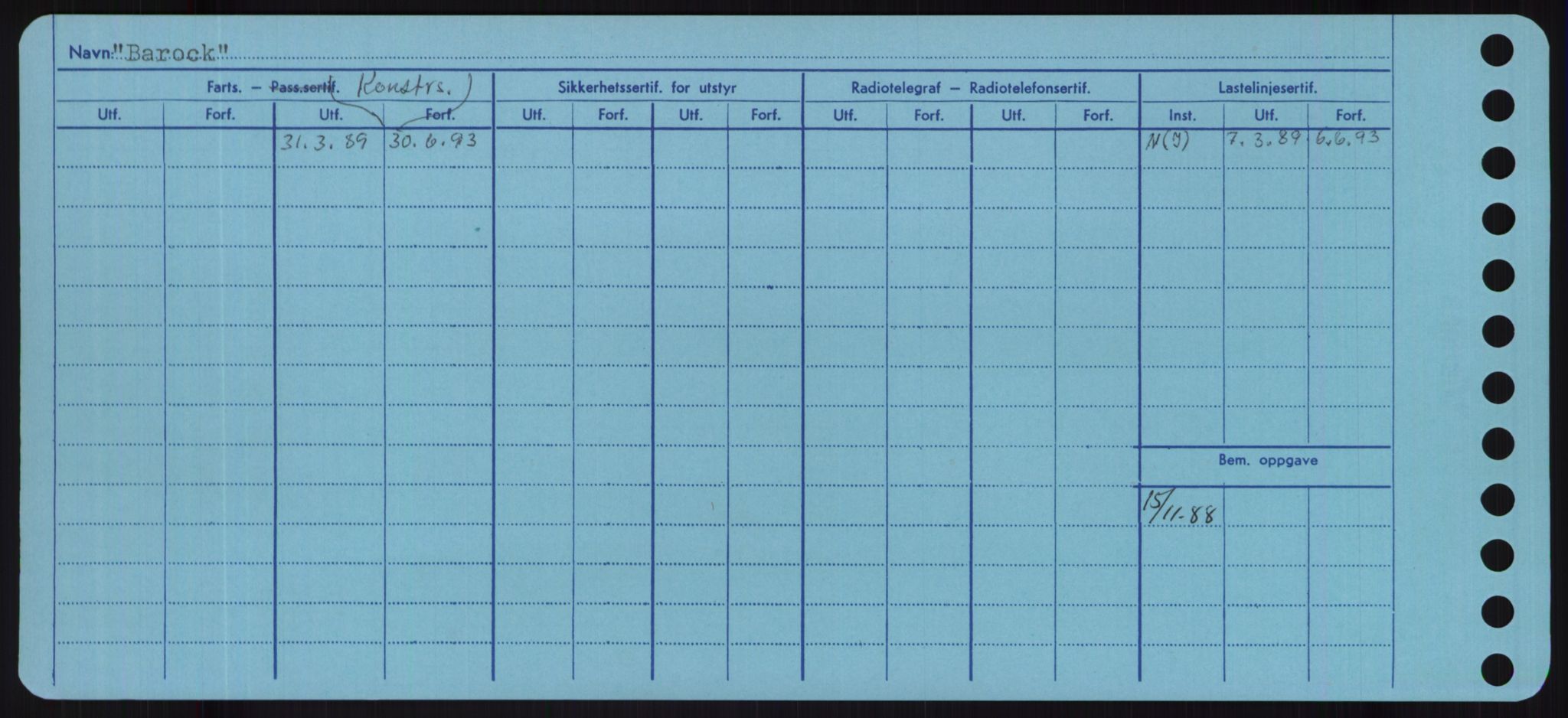 Sjøfartsdirektoratet med forløpere, Skipsmålingen, RA/S-1627/H/Hd/L0003: Fartøy, B-Bev, p. 312