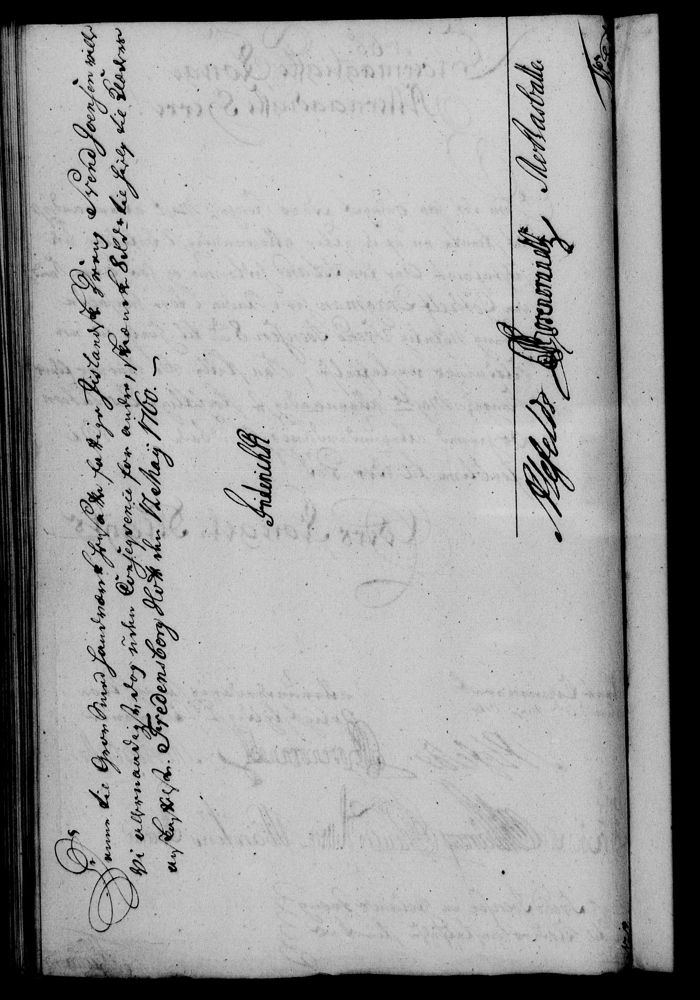 Rentekammeret, Kammerkanselliet, RA/EA-3111/G/Gf/Gfa/L0042: Norsk relasjons- og resolusjonsprotokoll (merket RK 52.42), 1760, p. 249