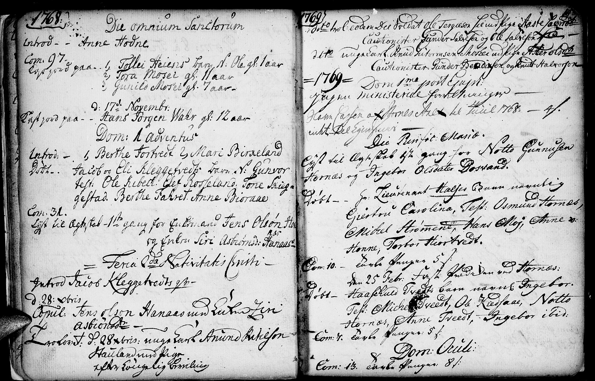 Evje sokneprestkontor, SAK/1111-0008/F/Fa/Fab/L0002: Parish register (official) no. A 2, 1765-1816, p. 14