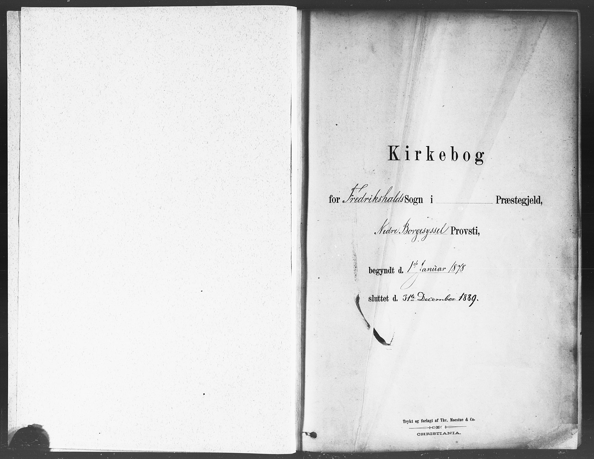 Halden prestekontor Kirkebøker, AV/SAO-A-10909/F/Fa/L0012: Parish register (official) no. I 12, 1878-1889