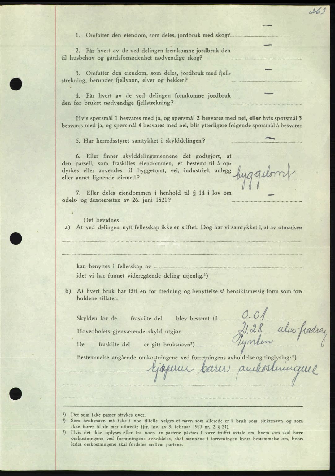 Nordmøre sorenskriveri, AV/SAT-A-4132/1/2/2Ca: Mortgage book no. A116, 1950-1950, Diary no: : 2970/1950