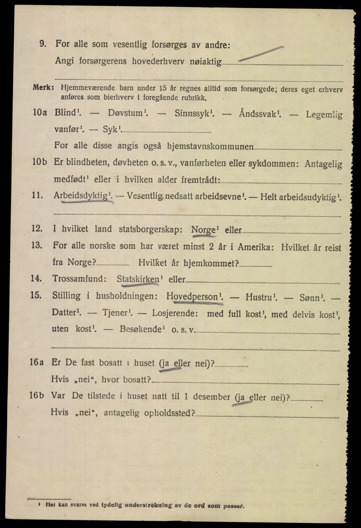 SAK, 1920 census for Søndeled, 1920, p. 7094