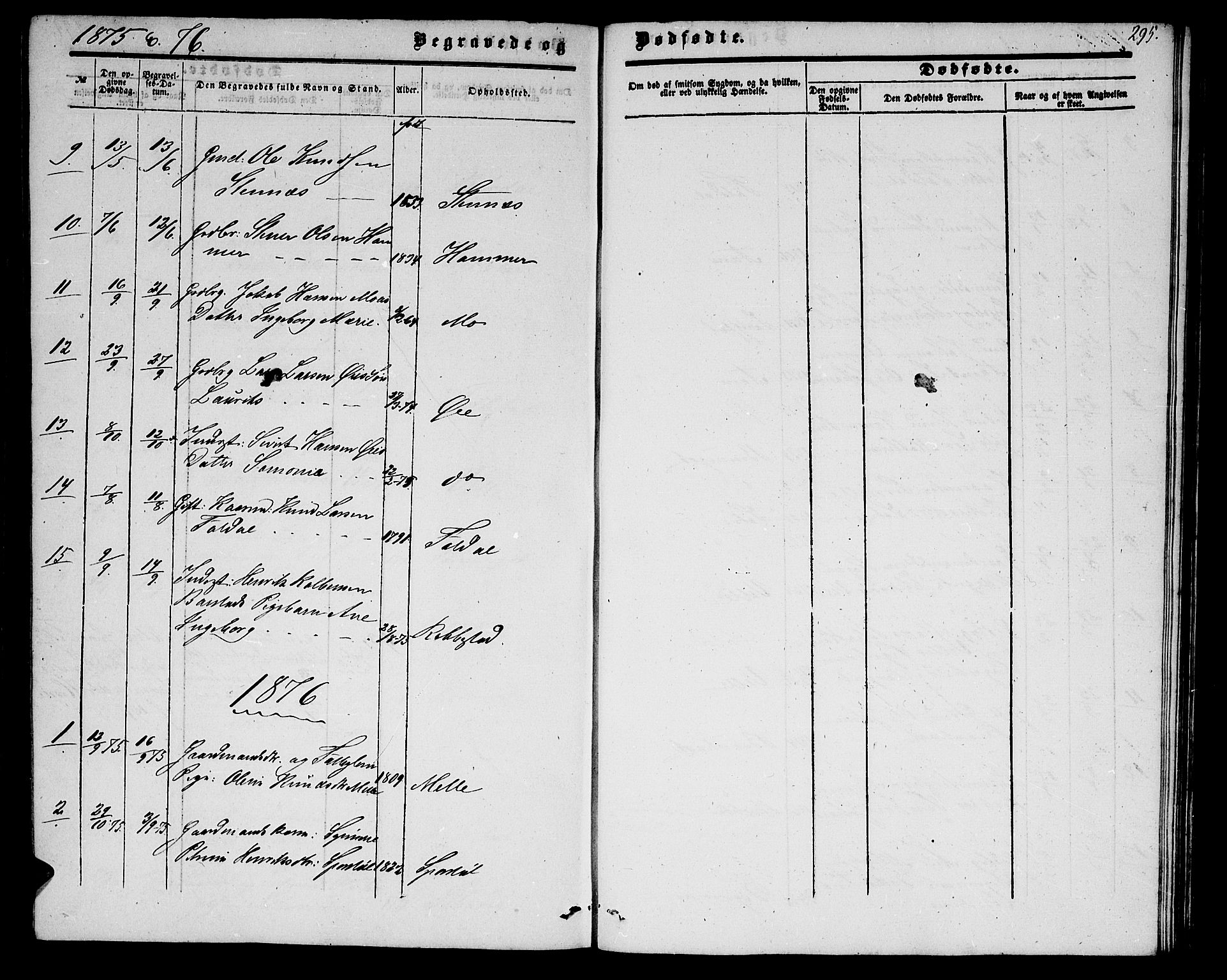 Ministerialprotokoller, klokkerbøker og fødselsregistre - Møre og Romsdal, AV/SAT-A-1454/513/L0188: Parish register (copy) no. 513C02, 1865-1882, p. 295