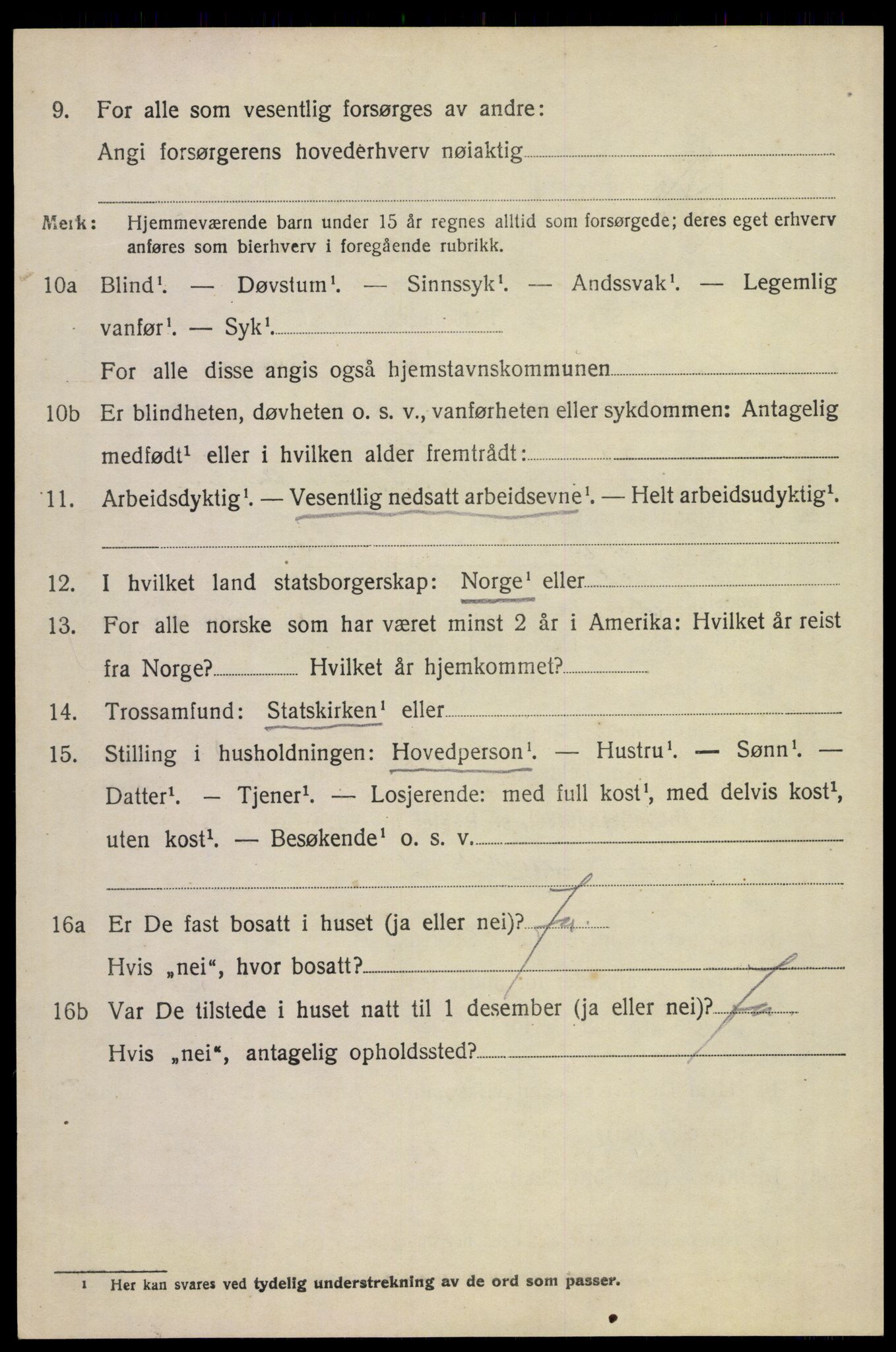 SAKO, 1920 census for Borre, 1920, p. 6097