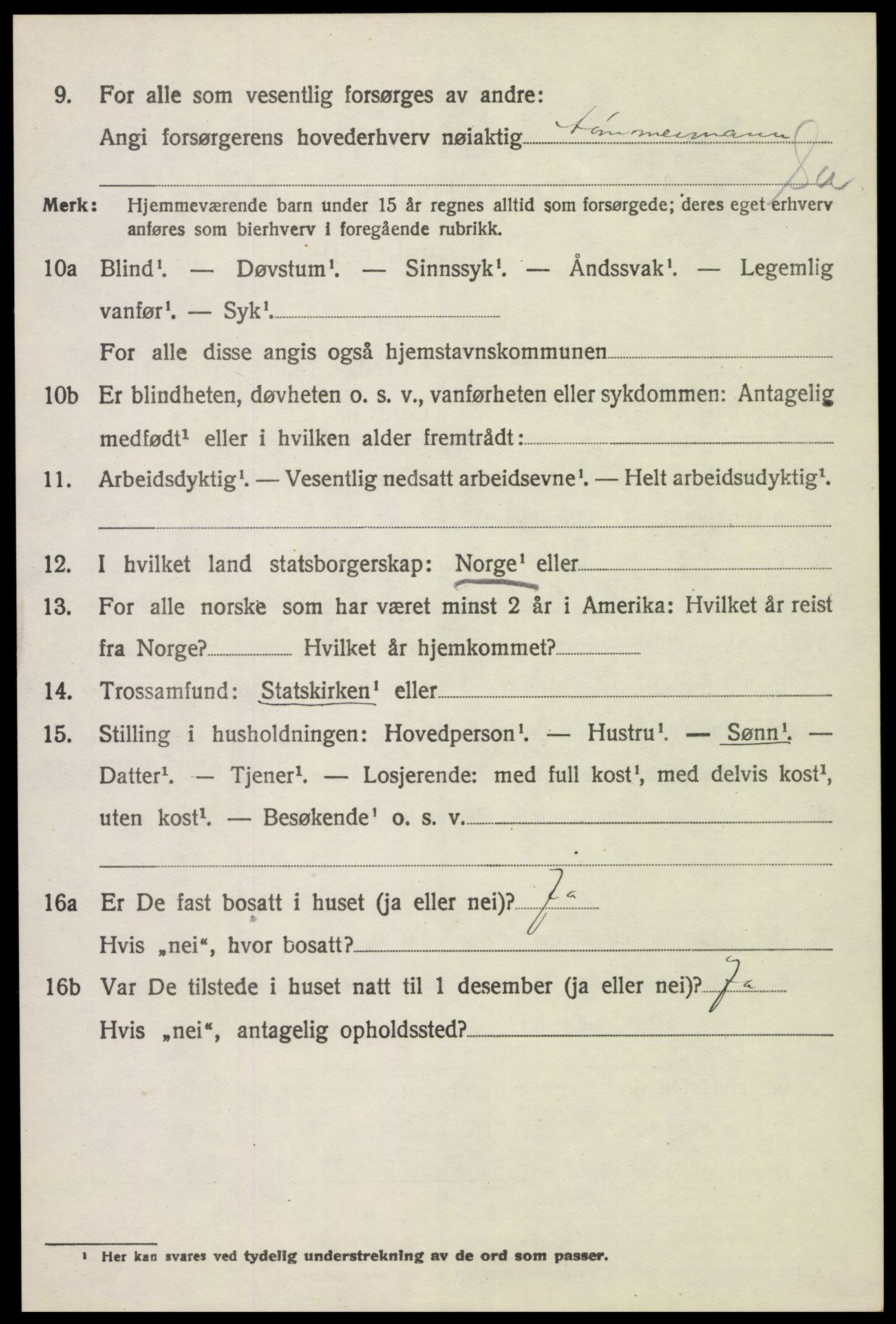 SAH, 1920 census for Løten, 1920, p. 4342