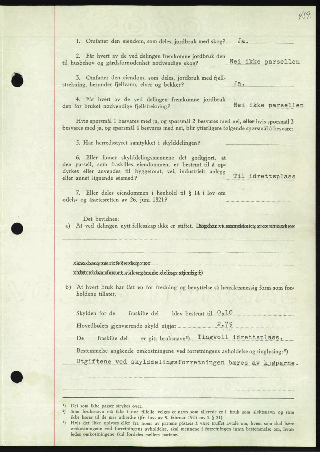 Nordmøre sorenskriveri, AV/SAT-A-4132/1/2/2Ca: Mortgage book no. A102, 1946-1946, Diary no: : 1674/1946