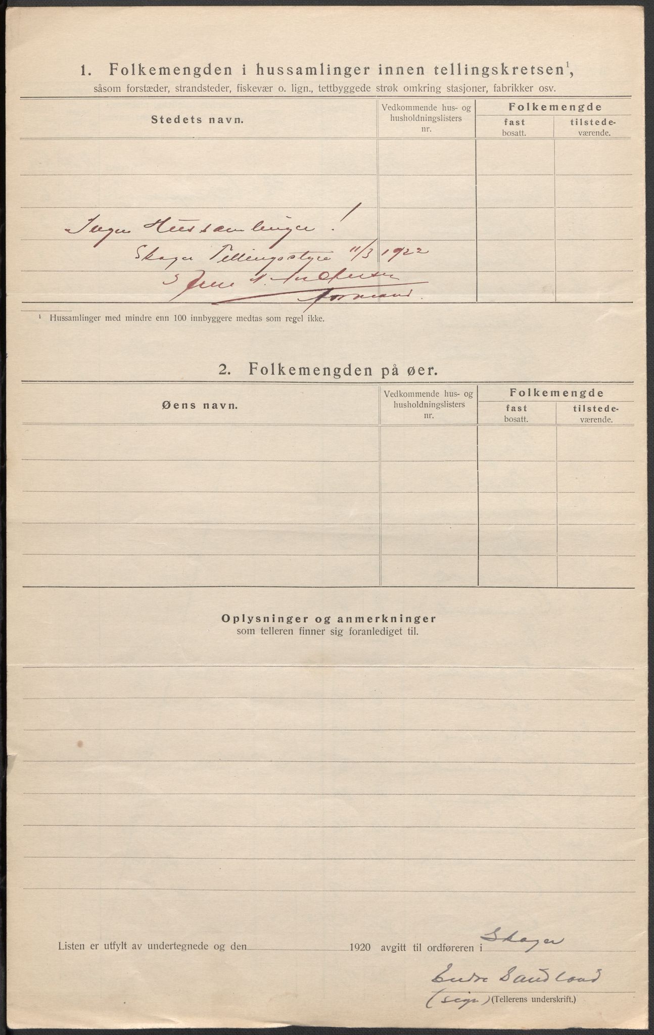 SAKO, 1920 census for Skoger, 1920, p. 36