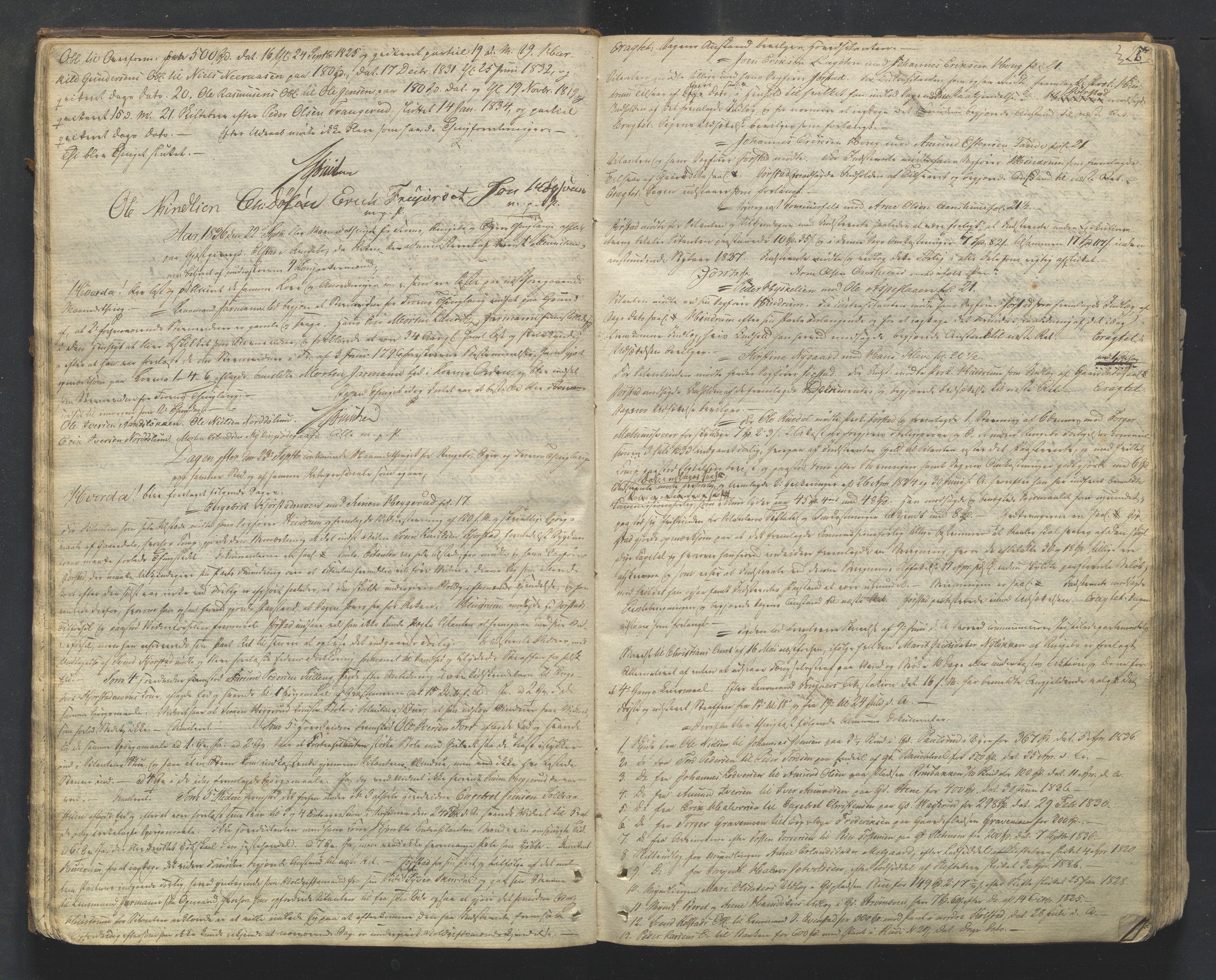 Mellom-Gudbrandsdal sorenskriveri, AV/SAH-TING-038/G/Gb/L0001: Tingbok, 1835-1849, p. 25b-26a