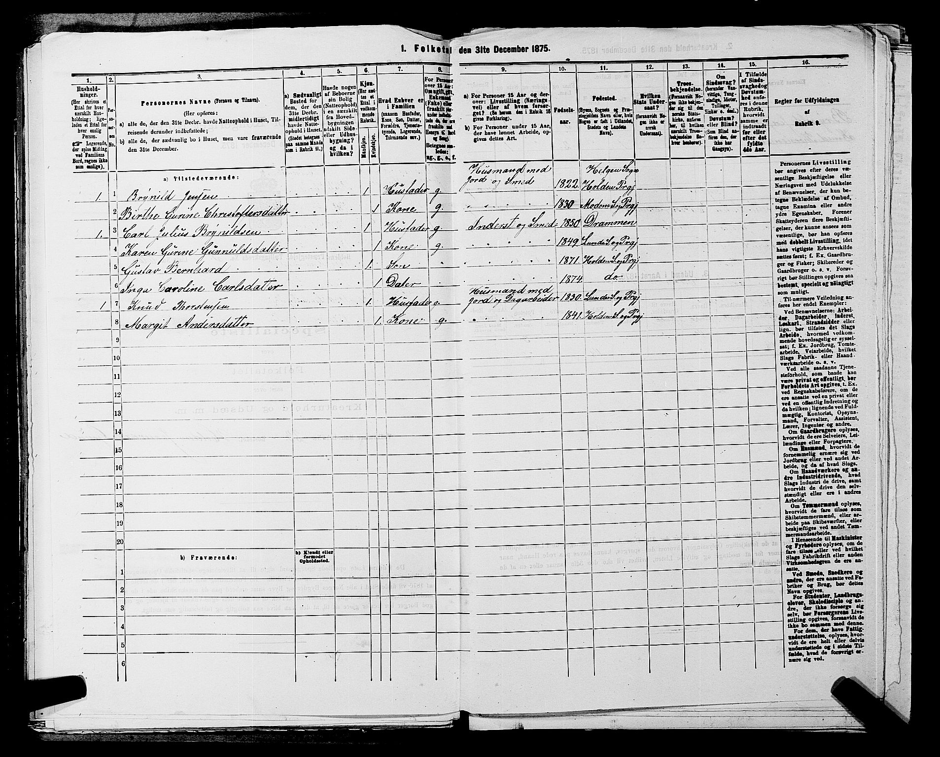 SAKO, 1875 census for 0819P Holla, 1875, p. 417