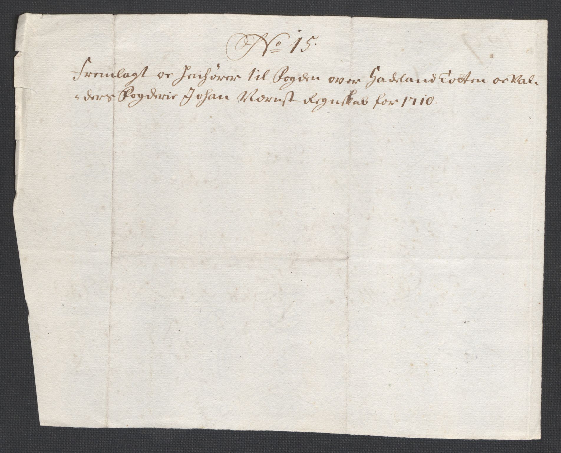 Rentekammeret inntil 1814, Reviderte regnskaper, Fogderegnskap, RA/EA-4092/R18/L1307: Fogderegnskap Hadeland, Toten og Valdres, 1710, p. 56