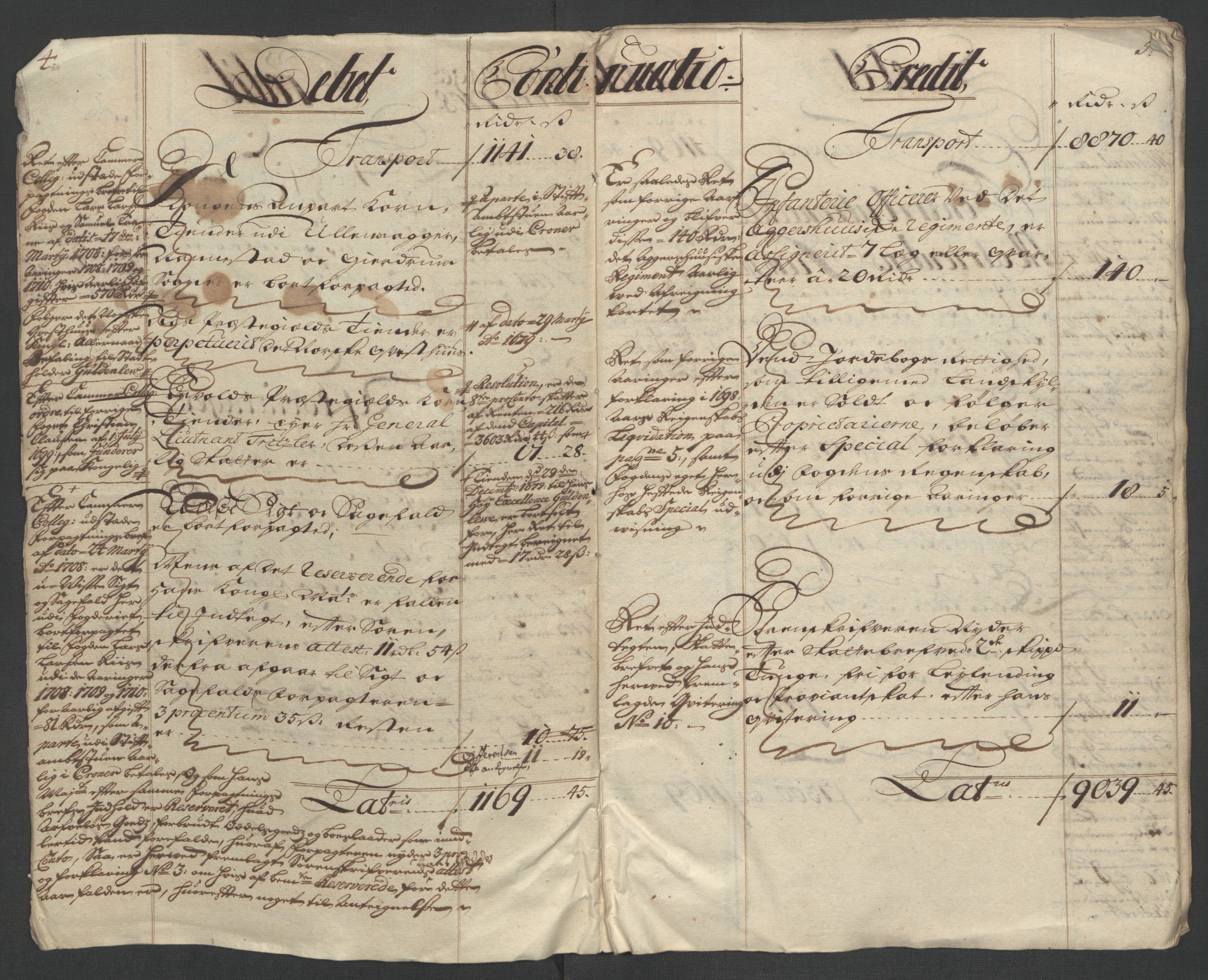 Rentekammeret inntil 1814, Reviderte regnskaper, Fogderegnskap, AV/RA-EA-4092/R12/L0719: Fogderegnskap Øvre Romerike, 1708-1709, p. 5