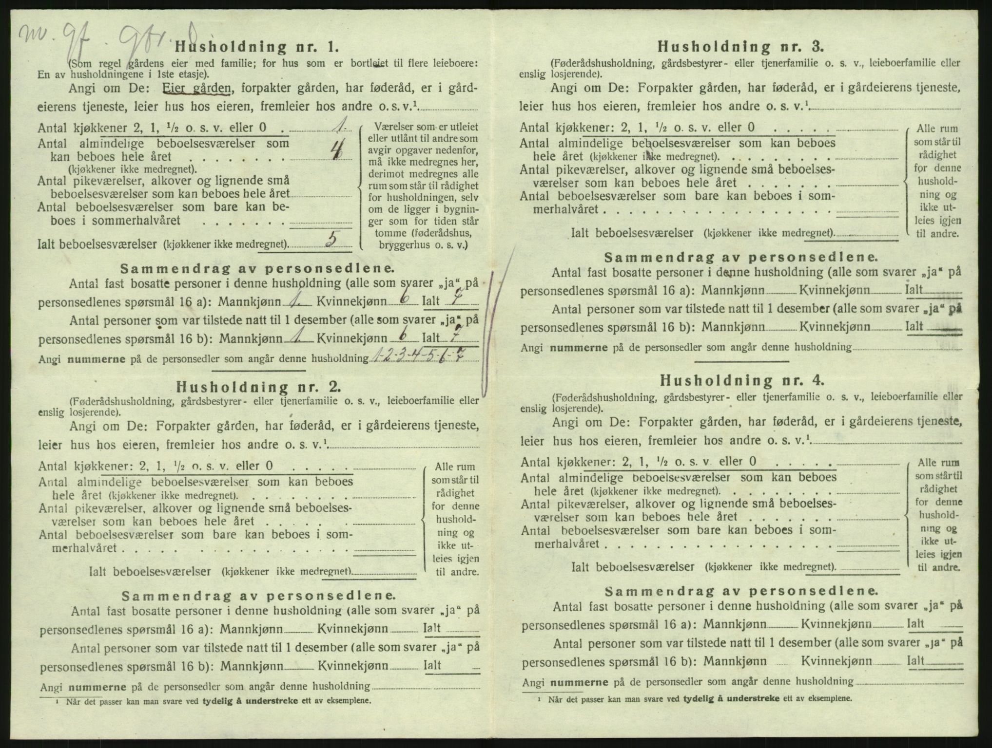 SAKO, 1920 census for Hedrum, 1920, p. 598