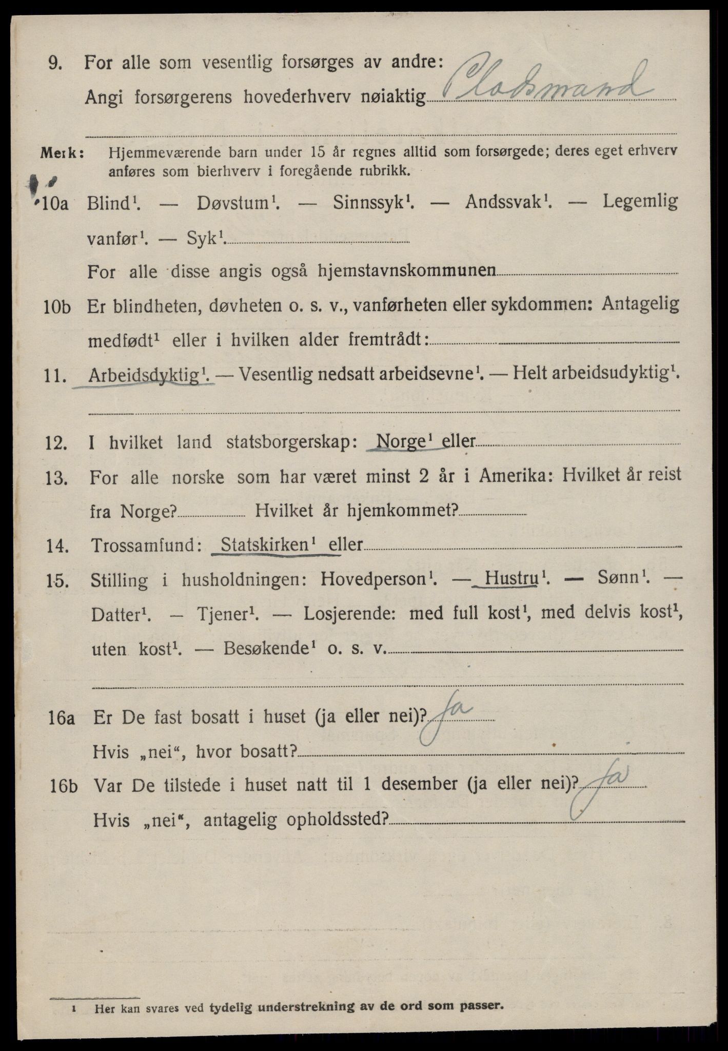 SAT, 1920 census for Hen, 1920, p. 1883