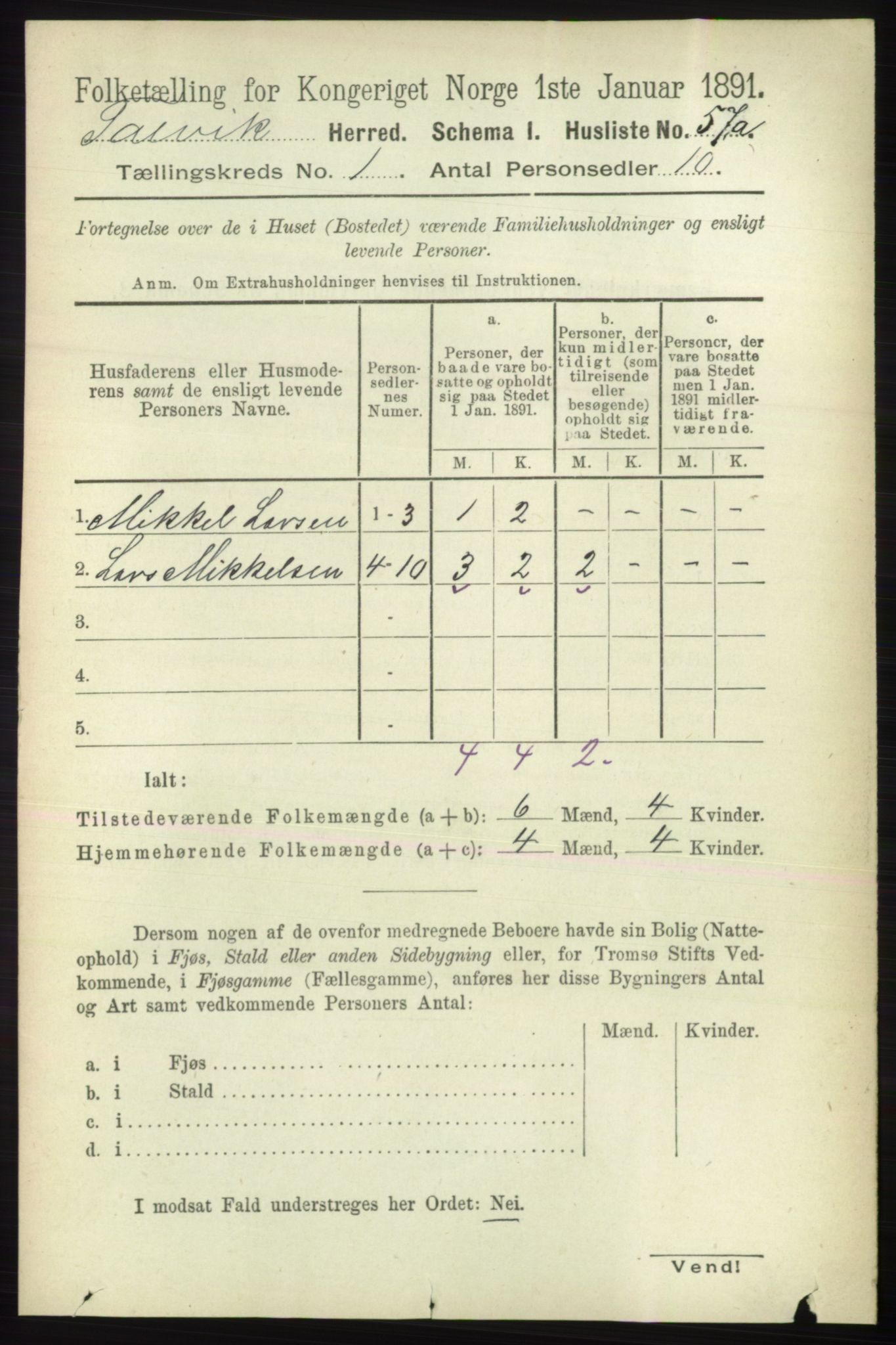 RA, 1891 census for 2013 Talvik, 1891, p. 92