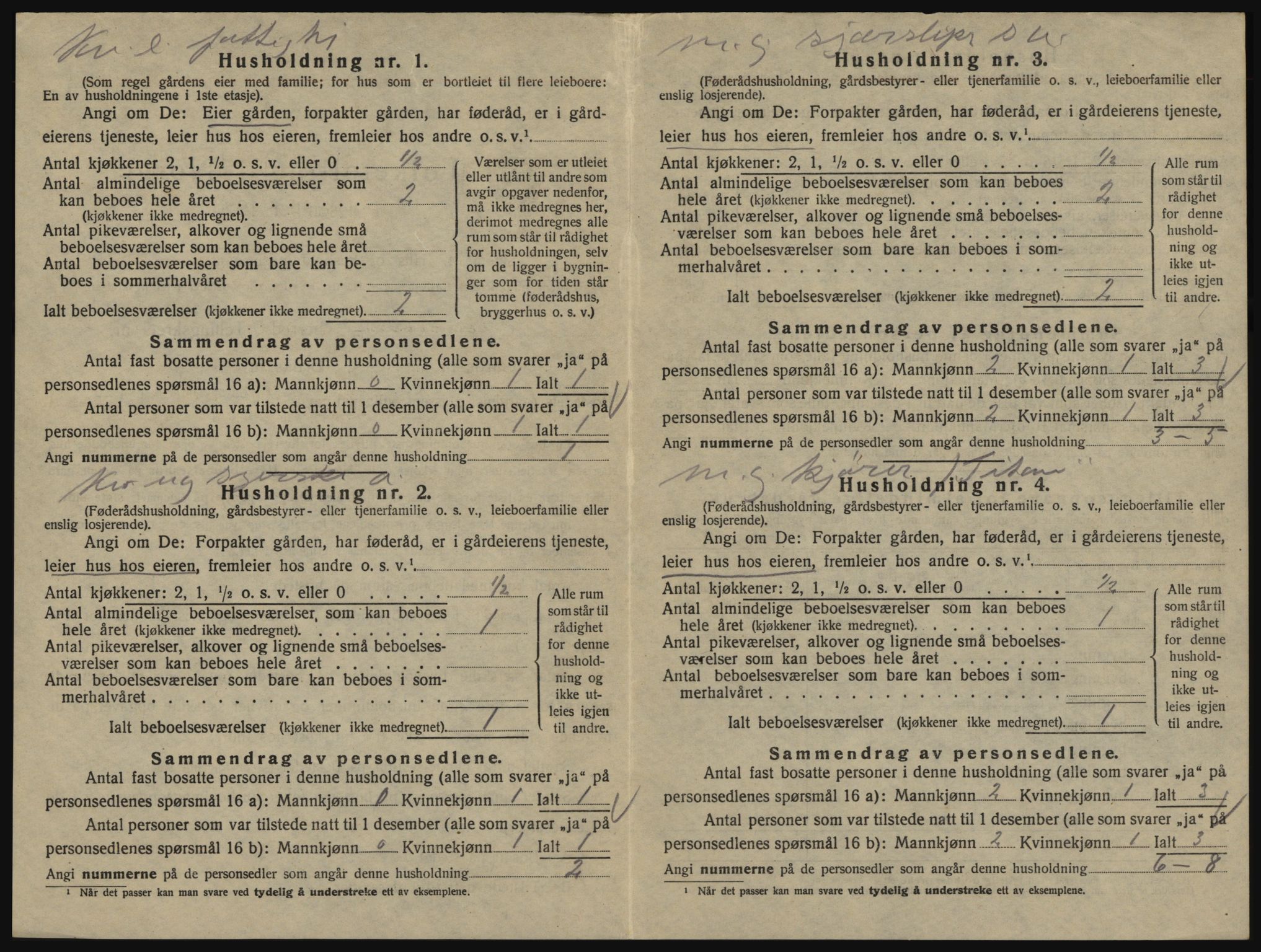 SAO, 1920 census for Glemmen, 1920, p. 2366