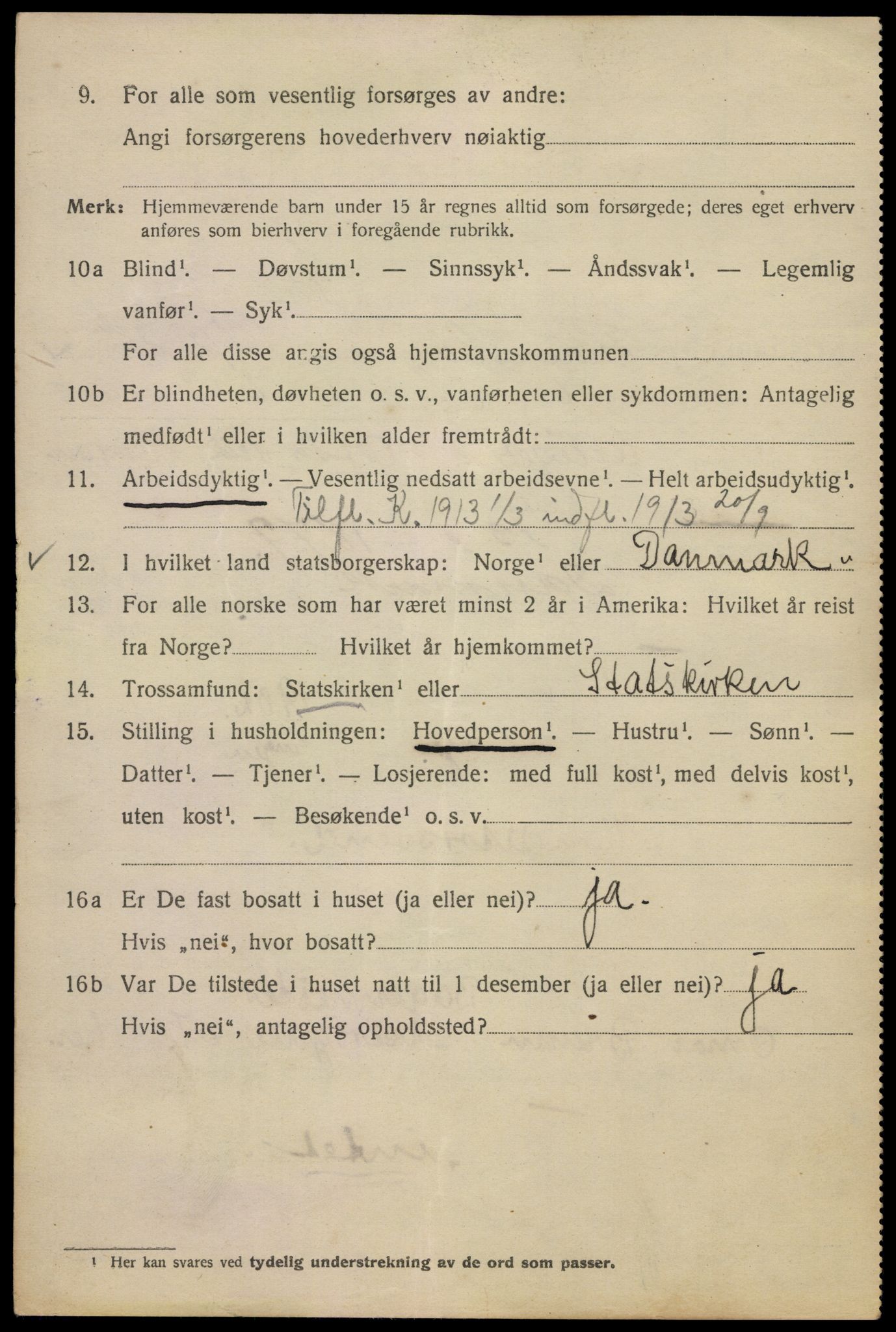 SAO, 1920 census for Kristiania, 1920, p. 237194