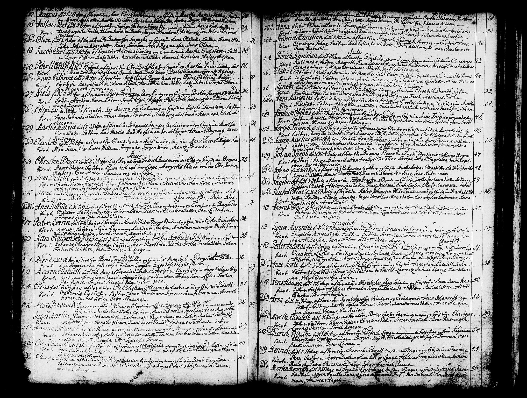 Domkirken sokneprestembete, SAB/A-74801/H/Haa/L0003: Parish register (official) no. A 3, 1758-1789, p. 226-227