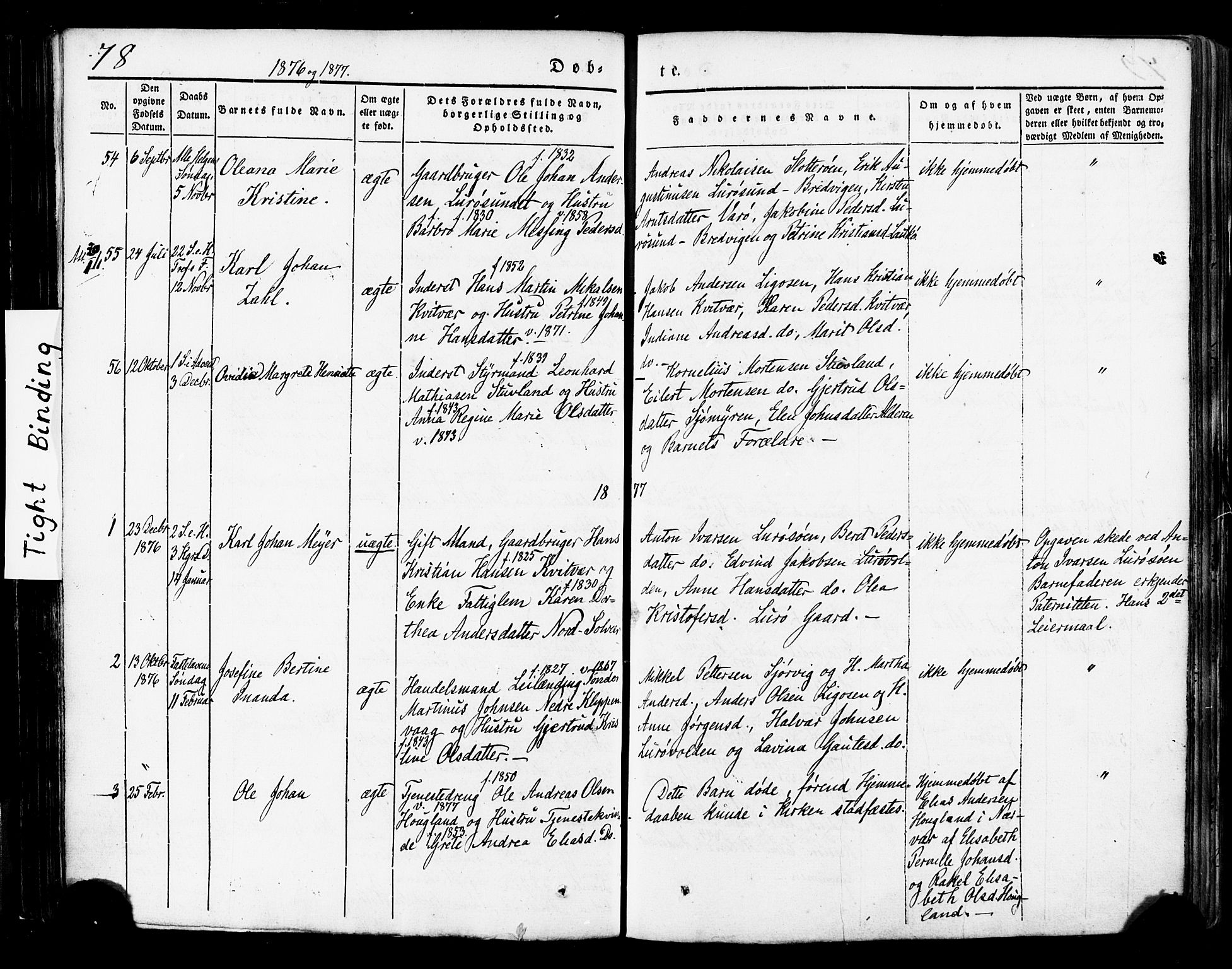 Ministerialprotokoller, klokkerbøker og fødselsregistre - Nordland, SAT/A-1459/839/L0567: Parish register (official) no. 839A04, 1863-1879, p. 78