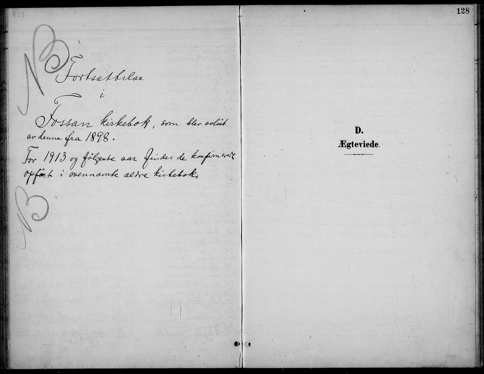Høgsfjord sokneprestkontor, SAST/A-101624/H/Ha/Haa/L0007: Parish register (official) no. A 7, 1898-1917, p. 128