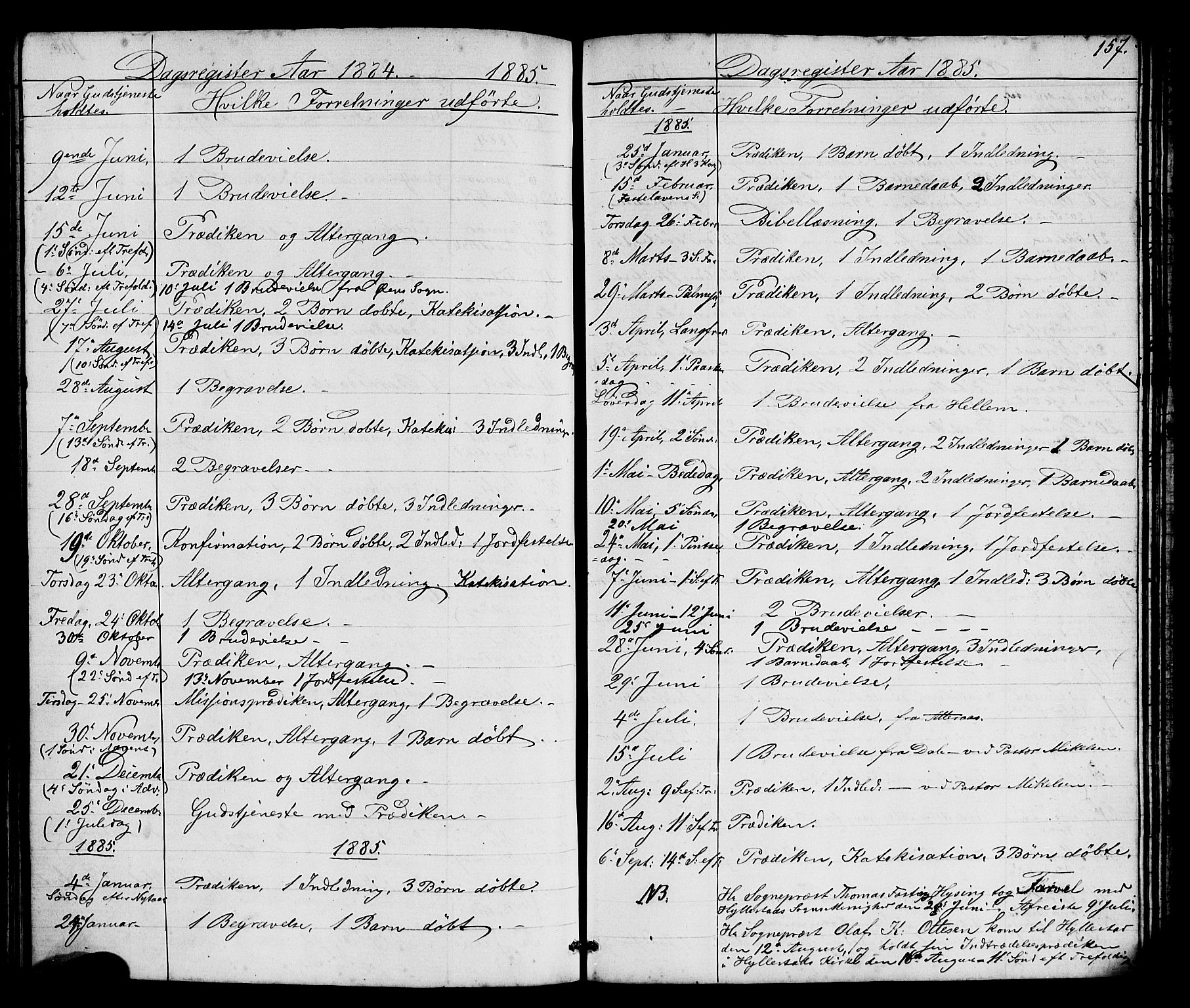Hyllestad sokneprestembete, SAB/A-80401: Parish register (copy) no. A 2, 1876-1906, p. 157