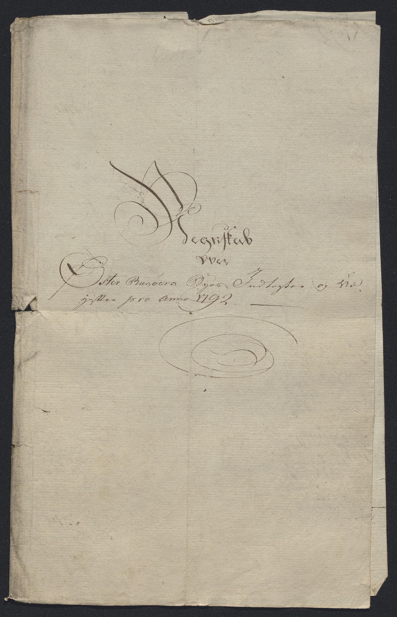 Danske Kanselli 1800-1814, AV/RA-EA-3024/K/Kk/Kka/Kkac/L0234: Kjøpstadregnskap Øster Risør, 1791-1795, p. 102