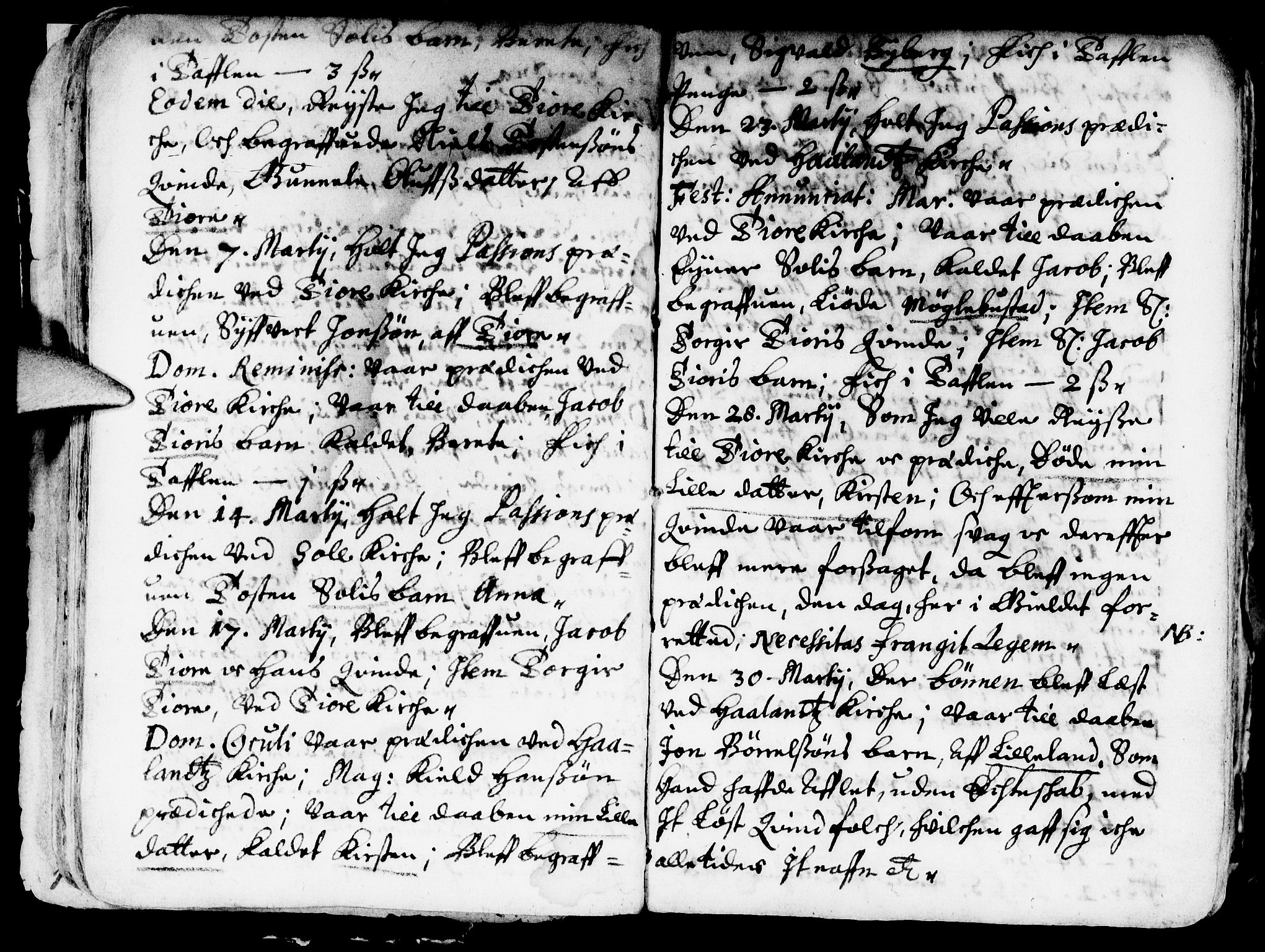 Håland sokneprestkontor, AV/SAST-A-101802/001/30BA/L0001: Parish register (official) no. A 1, 1671-1722