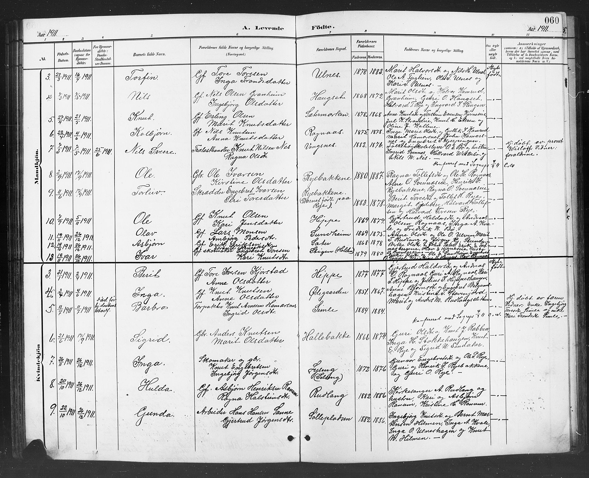 Nord-Aurdal prestekontor, AV/SAH-PREST-132/H/Ha/Hab/L0008: Parish register (copy) no. 8, 1883-1916, p. 53h