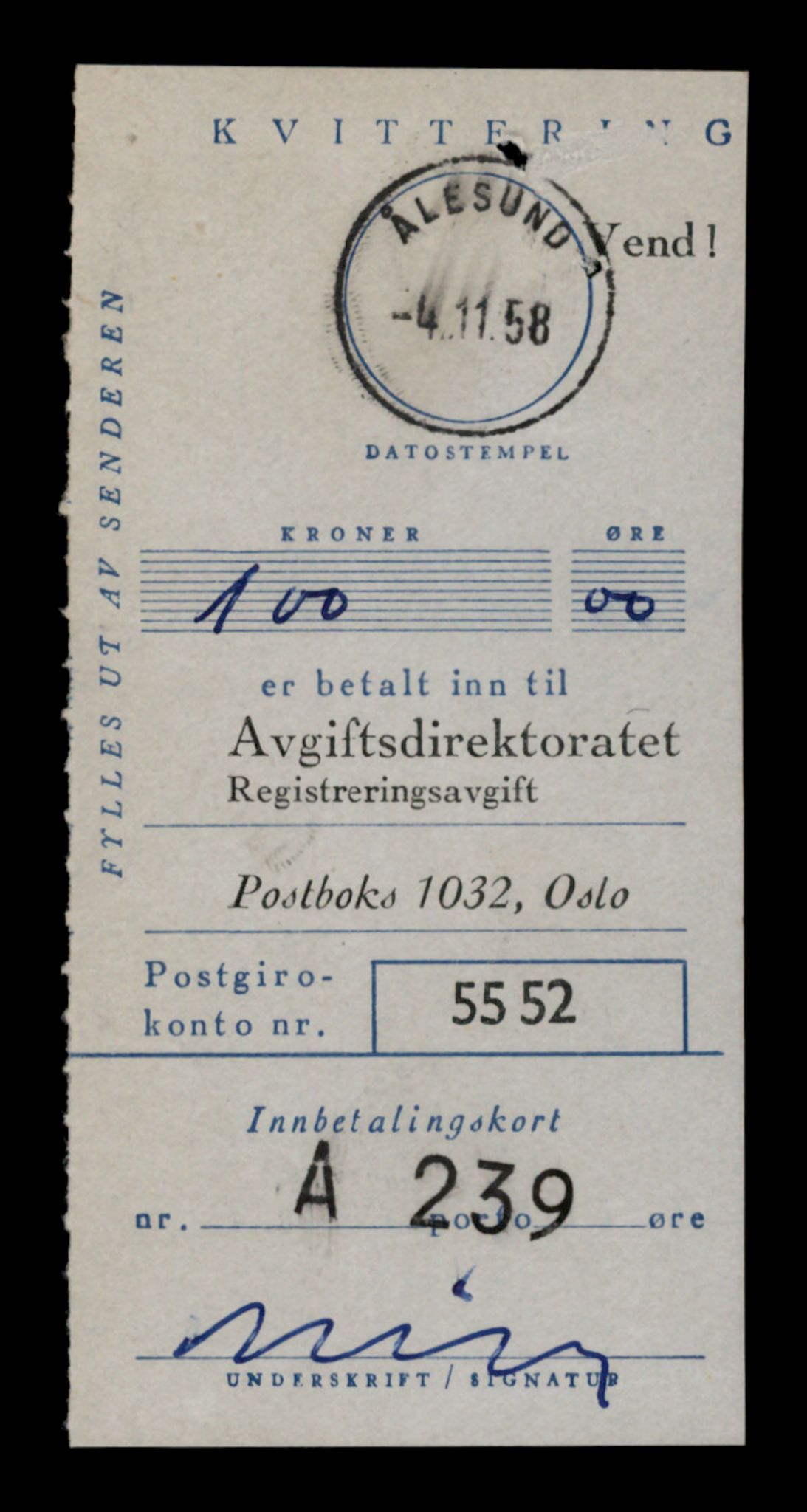 Møre og Romsdal vegkontor - Ålesund trafikkstasjon, AV/SAT-A-4099/F/Fe/L0039: Registreringskort for kjøretøy T 13361 - T 13530, 1927-1998, p. 3003