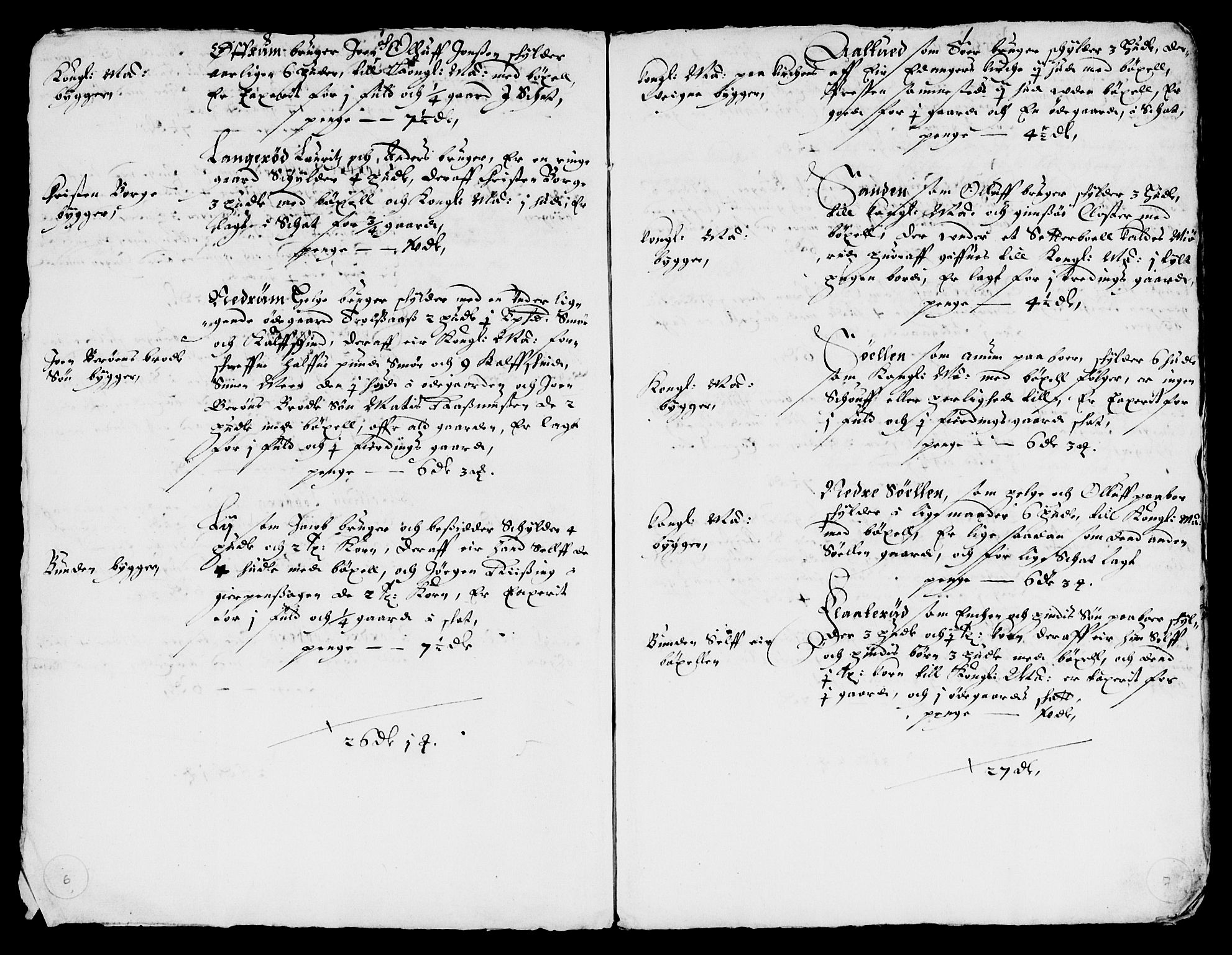 Rentekammeret inntil 1814, Reviderte regnskaper, Lensregnskaper, RA/EA-5023/R/Rb/Rbp/L0034: Bratsberg len, 1647-1649