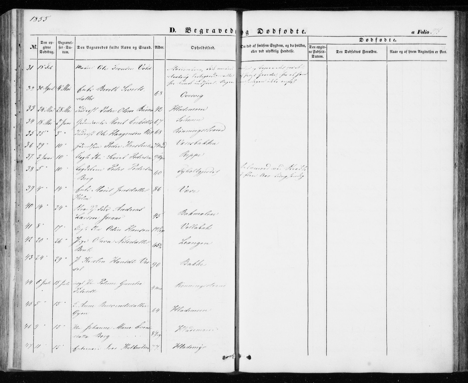 Ministerialprotokoller, klokkerbøker og fødselsregistre - Sør-Trøndelag, AV/SAT-A-1456/606/L0291: Parish register (official) no. 606A06, 1848-1856, p. 275