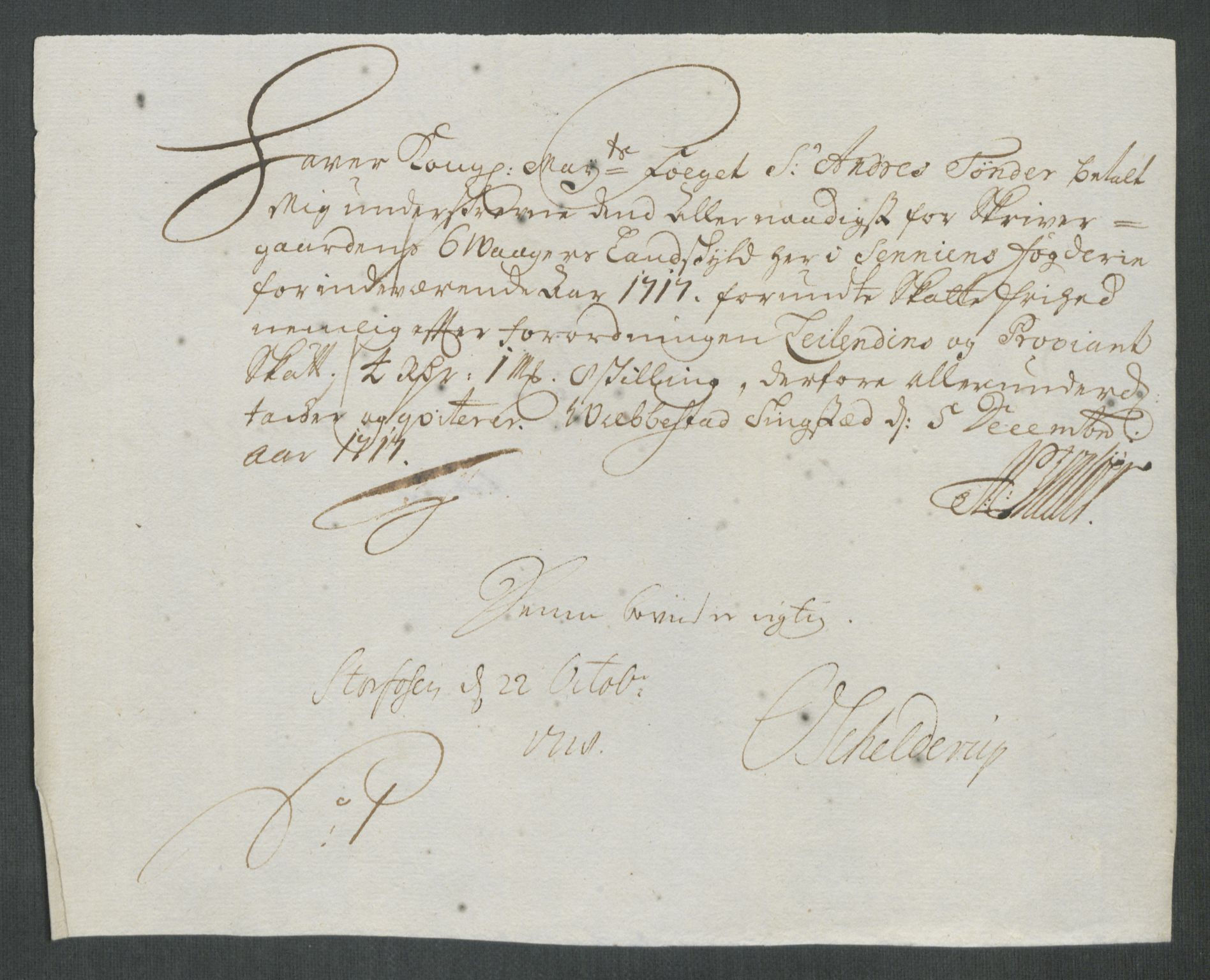 Rentekammeret inntil 1814, Reviderte regnskaper, Fogderegnskap, AV/RA-EA-4092/R68/L4763: Fogderegnskap Senja og Troms, 1717, p. 376