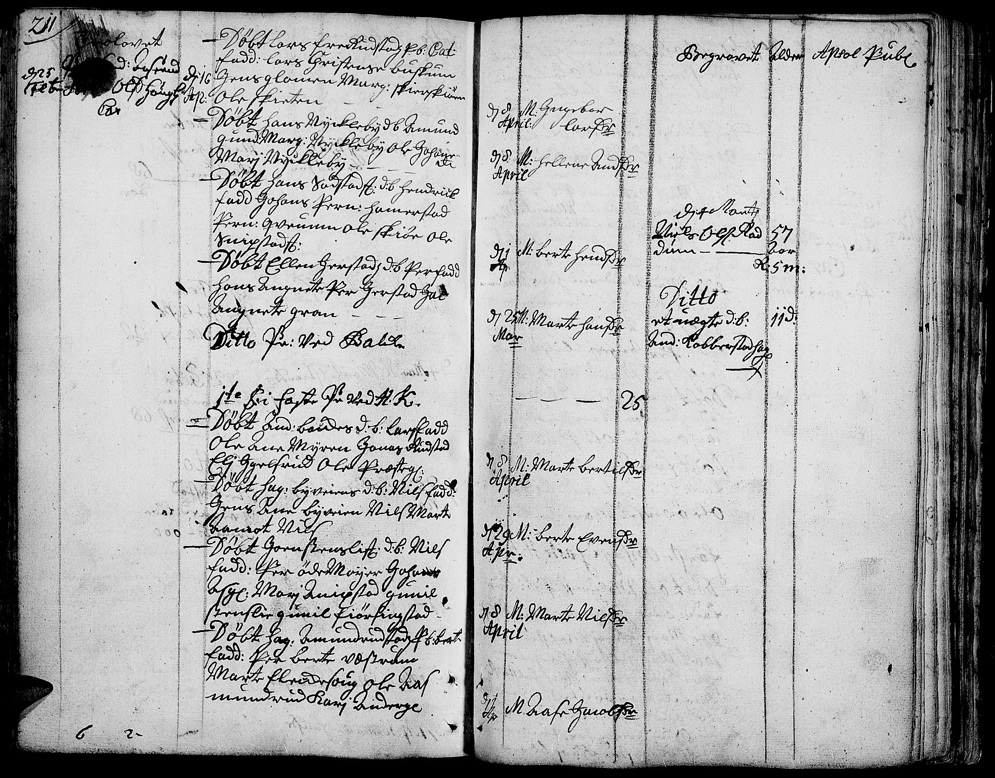 Toten prestekontor, SAH/PREST-102/H/Ha/Haa/L0004: Parish register (official) no. 4, 1751-1761, p. 211