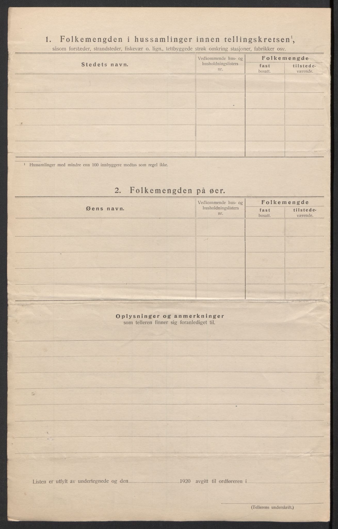 SAH, 1920 census for Nordre Land, 1920, p. 46