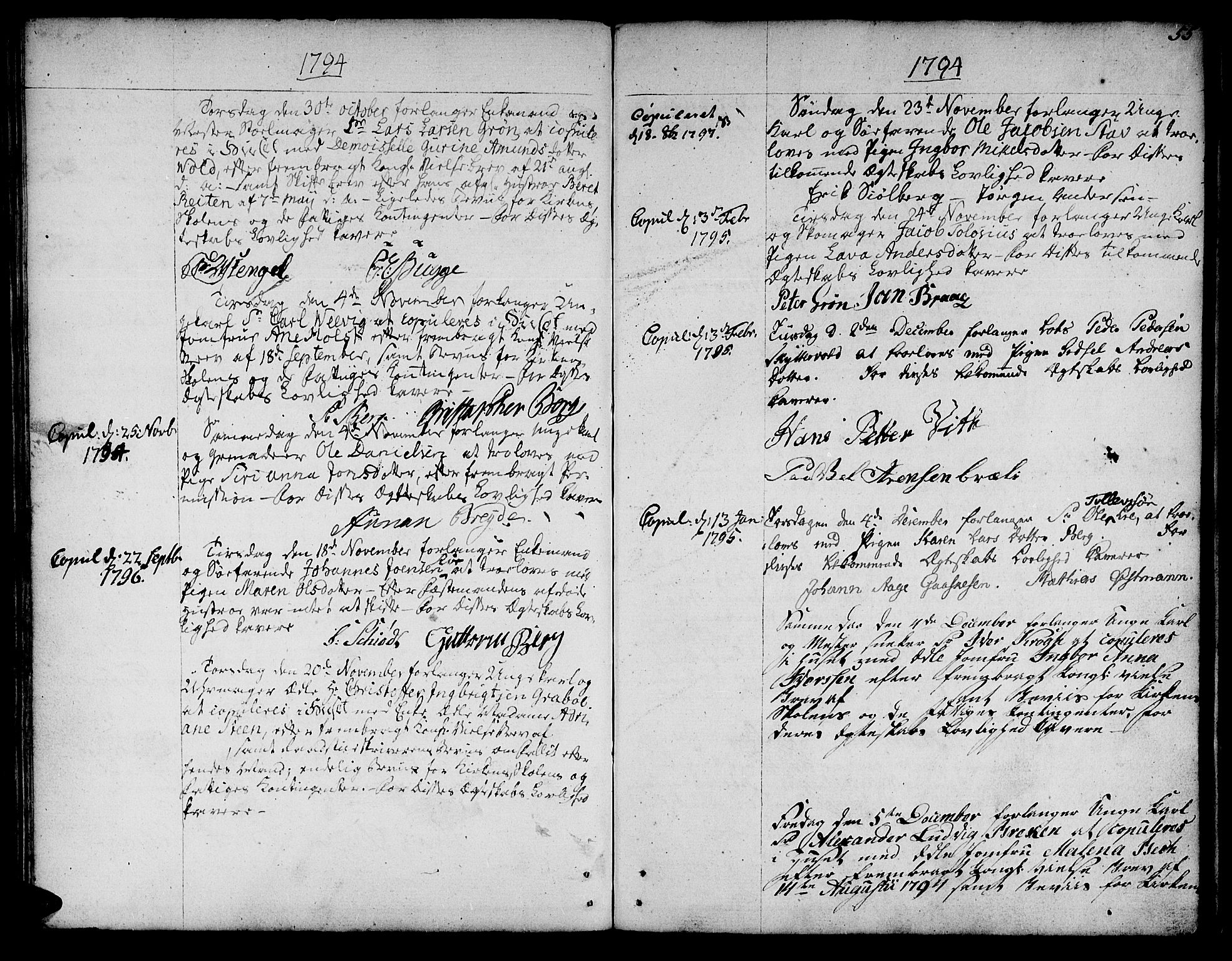 Ministerialprotokoller, klokkerbøker og fødselsregistre - Sør-Trøndelag, SAT/A-1456/601/L0041: Parish register (official) no. 601A09, 1784-1801, p. 55