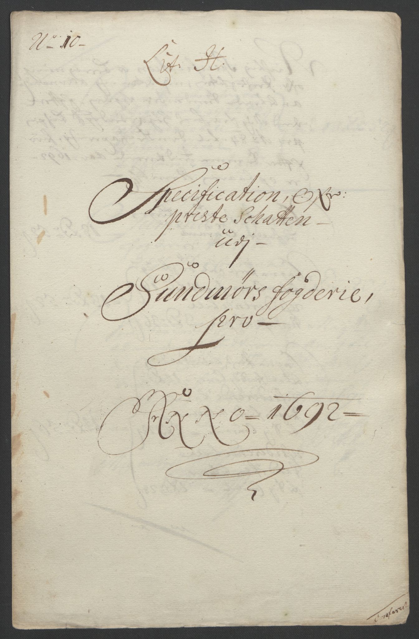 Rentekammeret inntil 1814, Reviderte regnskaper, Fogderegnskap, RA/EA-4092/R54/L3554: Fogderegnskap Sunnmøre, 1691-1693, p. 300