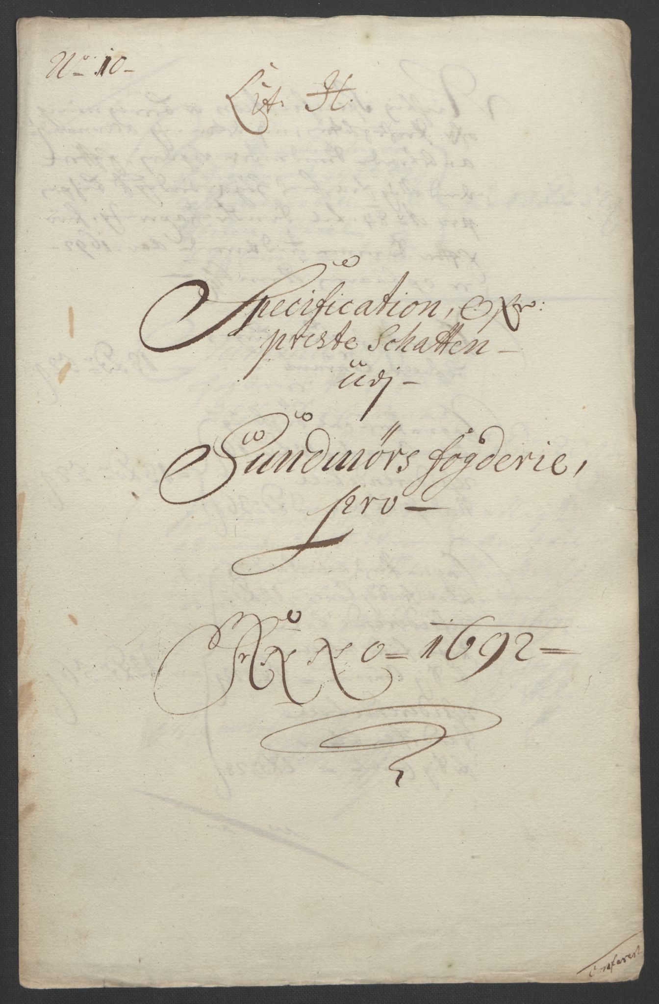 Rentekammeret inntil 1814, Reviderte regnskaper, Fogderegnskap, AV/RA-EA-4092/R54/L3554: Fogderegnskap Sunnmøre, 1691-1693, p. 300