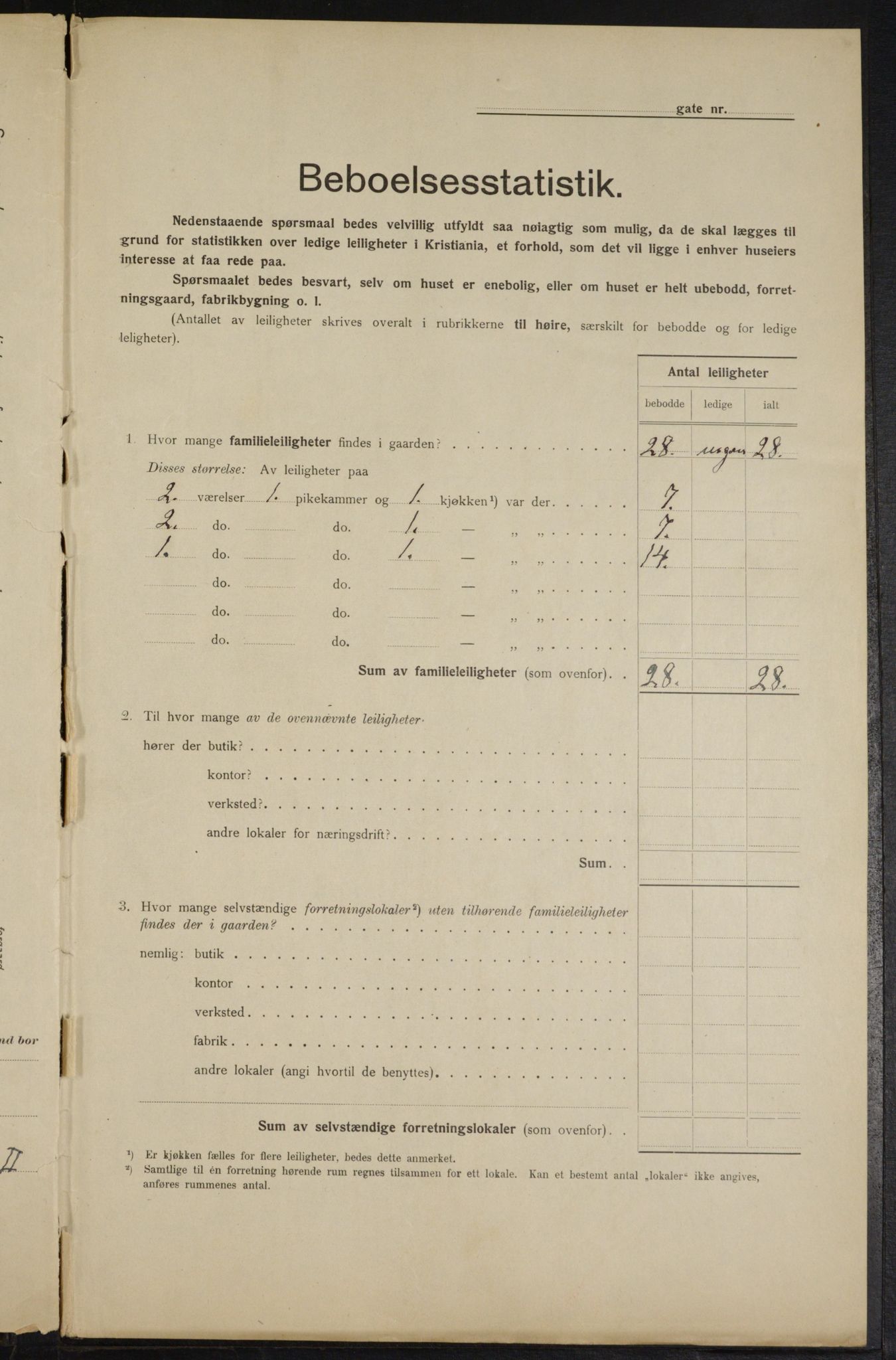 OBA, Municipal Census 1915 for Kristiania, 1915, p. 77966